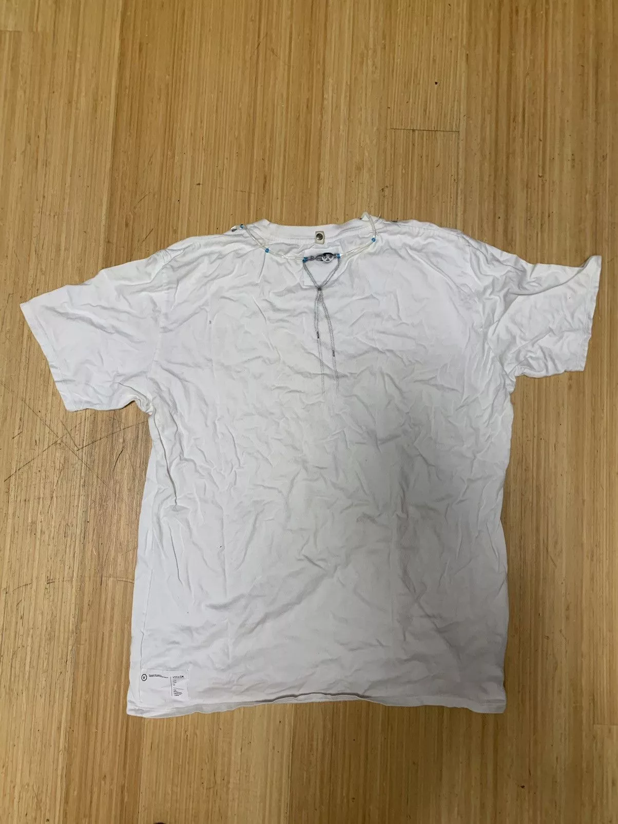 Visvim Short Sleeve T Shirts Visvim beaded shirt White