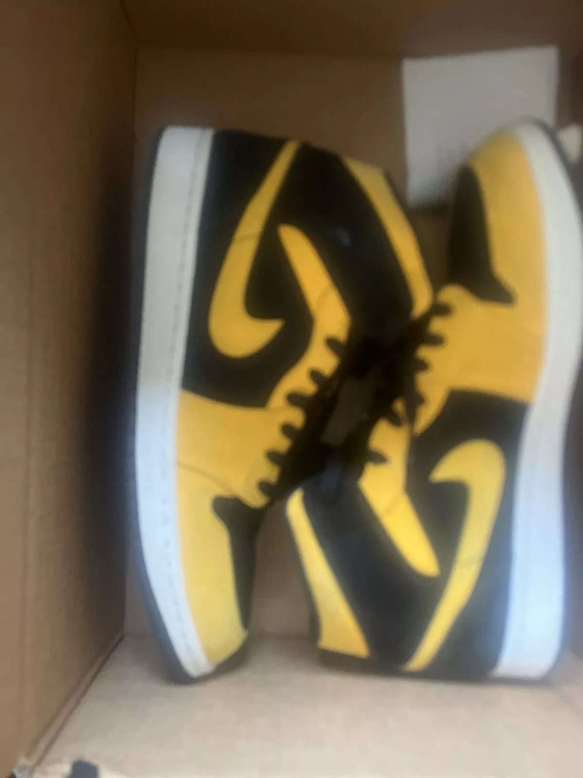 Jordan Brand Hi Top Sneakers Jordan Brand Size 13 Jordan 1 New love Yellow