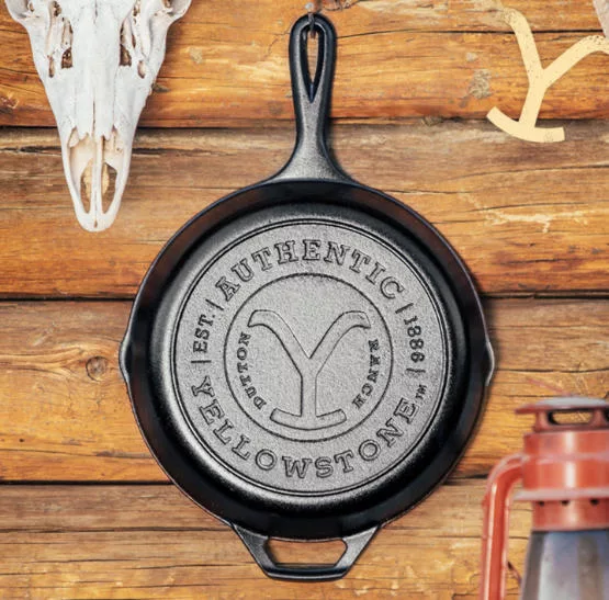 10.25" Yellowstone Cast Iron Skillet