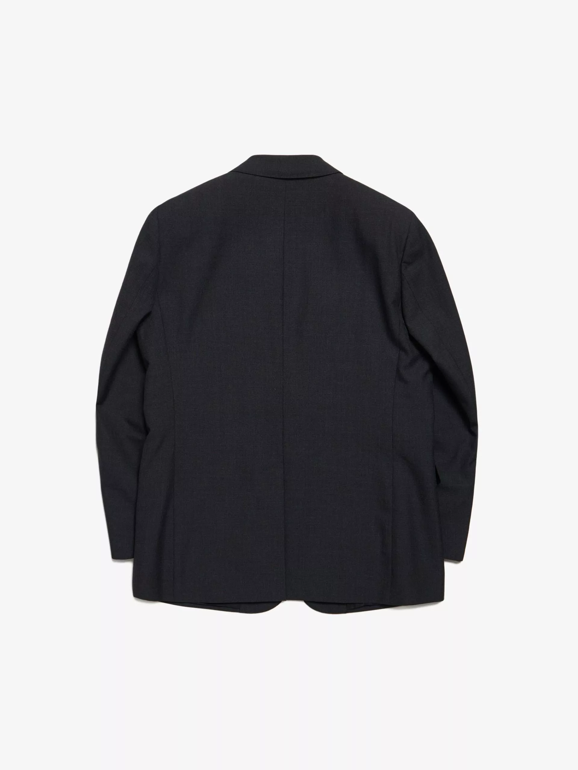 Saint Laurent Paris Light Jackets Saint Laurent Paris Dark Gray Black Button Classic Woolen Blazer