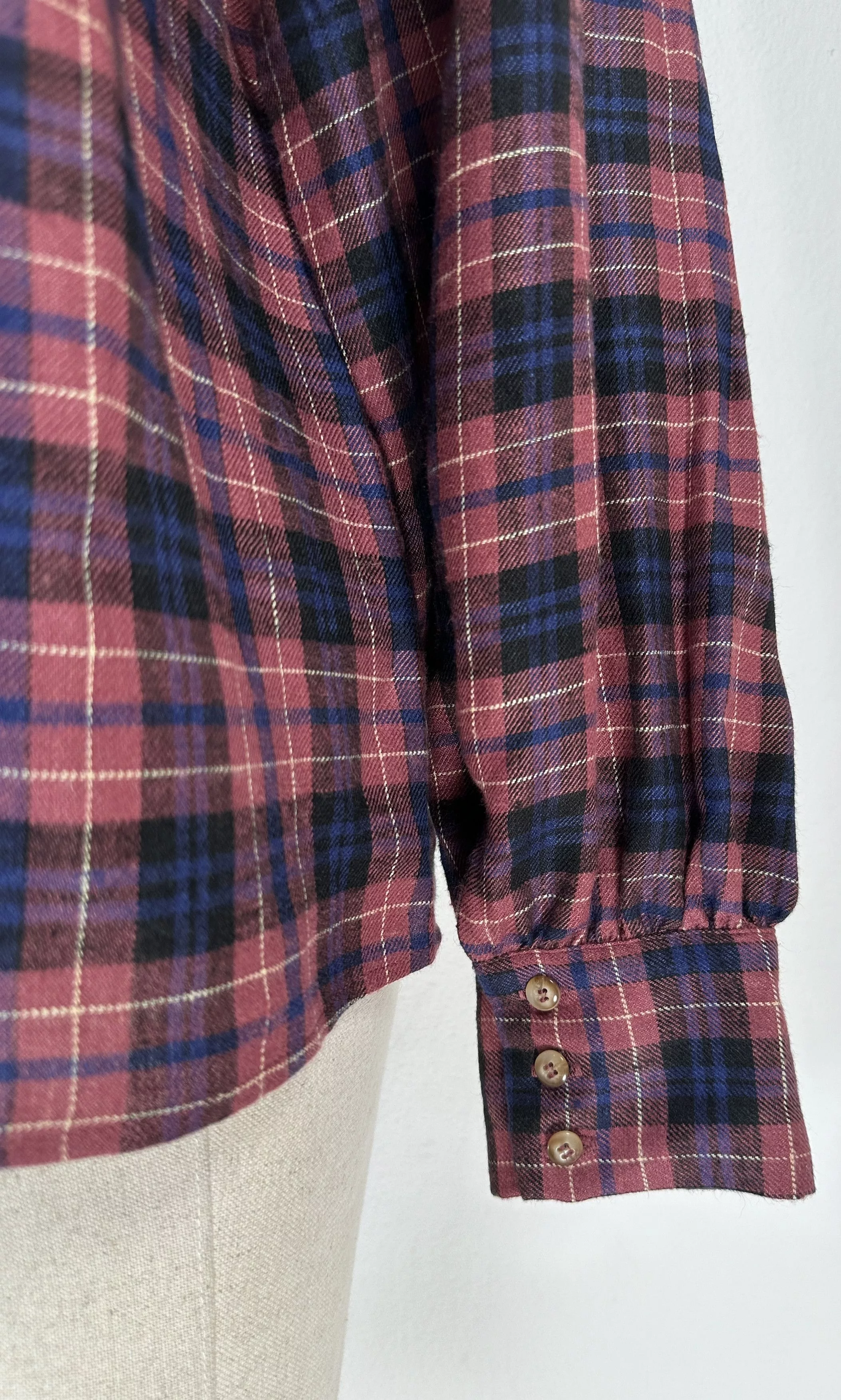 Sezane Blouses Sezane Lealys Shirt In Check Plaid Multi