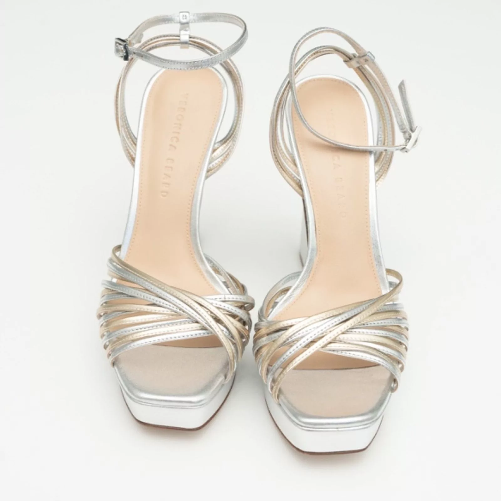 Veronica Beard Heels Veronica Beard. Silver Fletcher Heel.