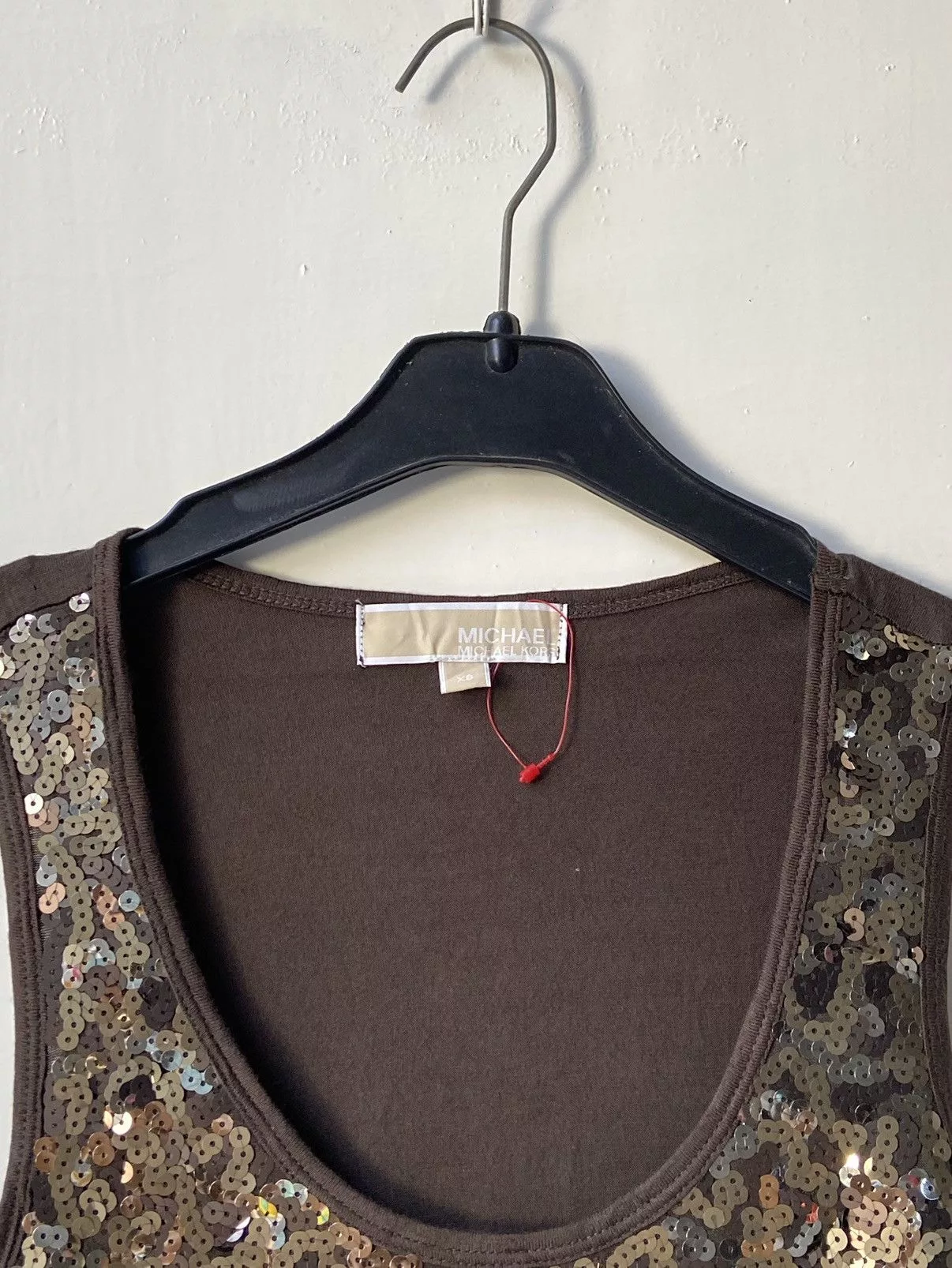 Michael Kors Tank Tops Sleeveless MICHAEL KORS Brown Sleeveless