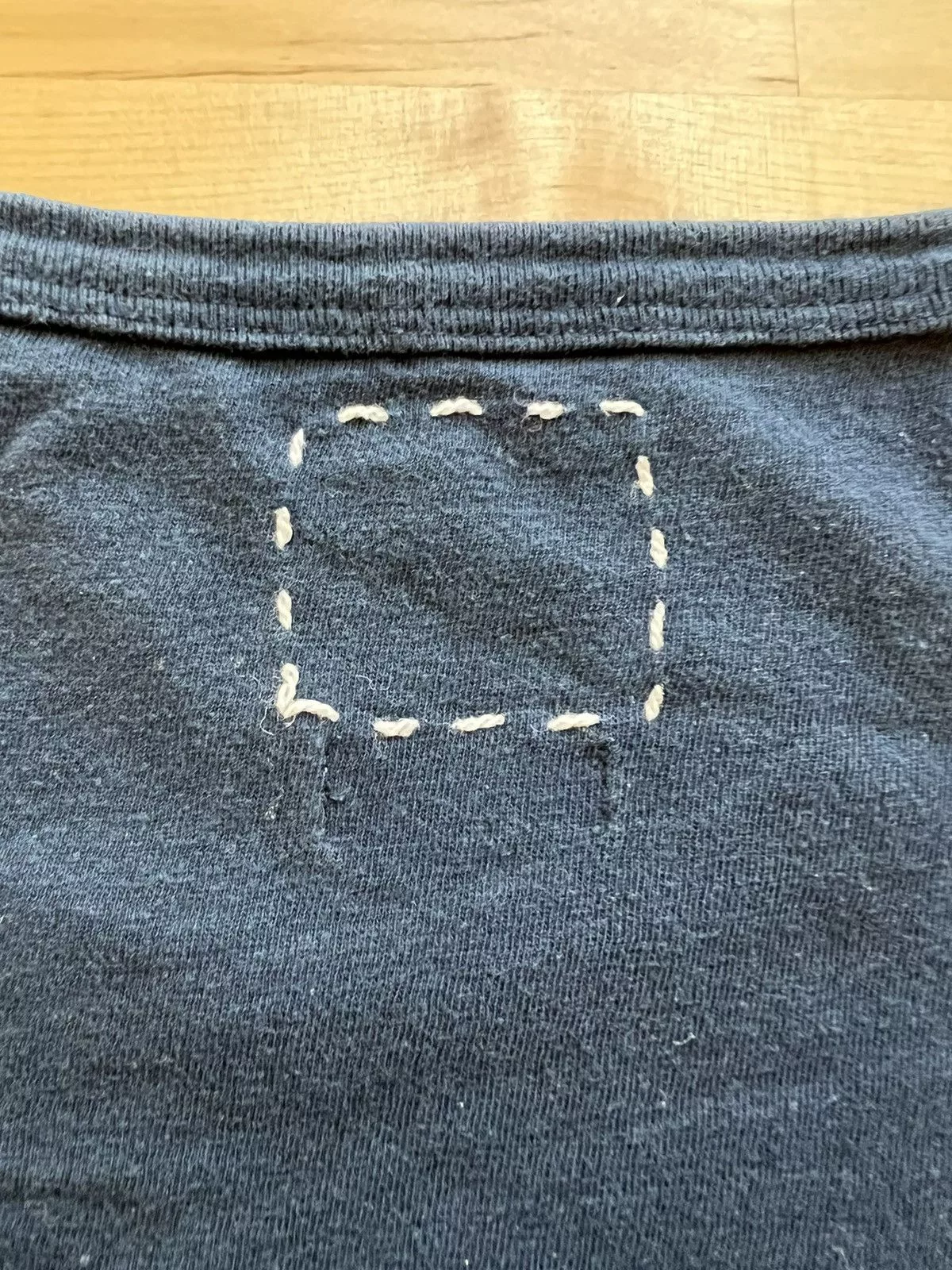 Visvim Short Sleeve T Shirts Visvim Border Tee Blue