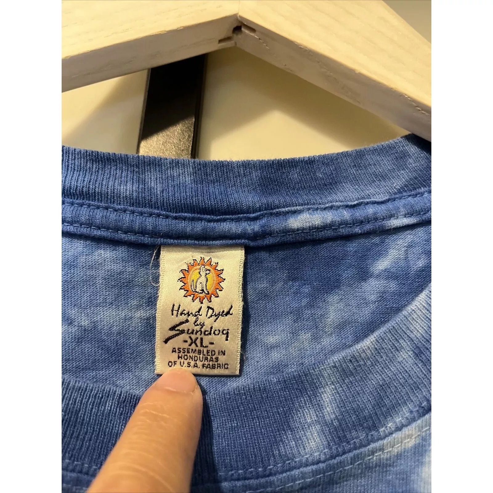 Grateful Dead Short Sleeve T Shirts "GRATEFUL DEAD" SKELETON SNOWBOARDING TIE-DYE 2006 XL BLUE