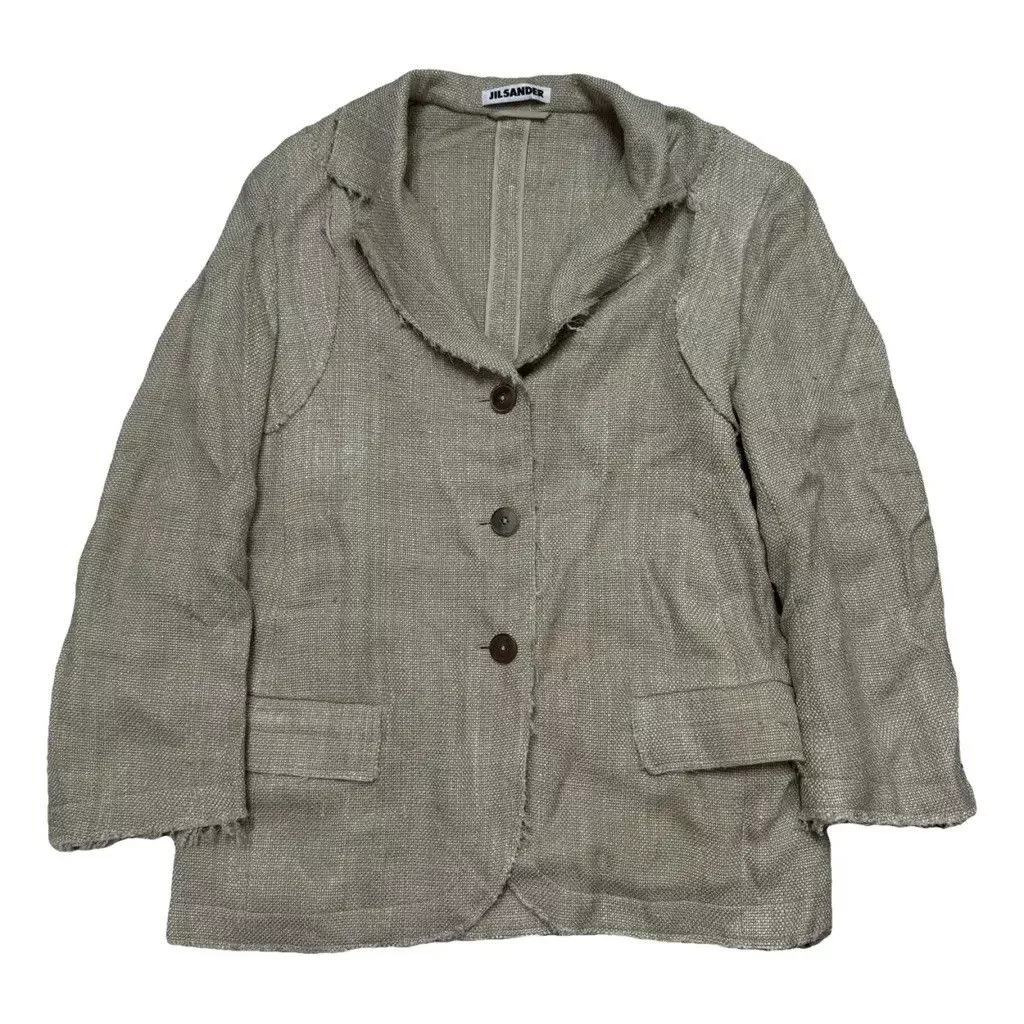 Jil Sander Jackets Jil Sander Suit Jacket Beige Size 36