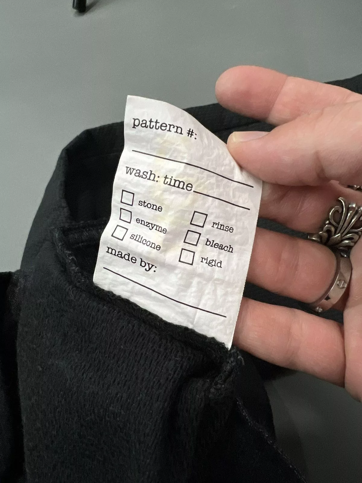 Designer Casual Pants Designer × Rag & Bone Tailored Rare Rag & Bone FULLY Boro Stitched Dress Pants Black Luxury
