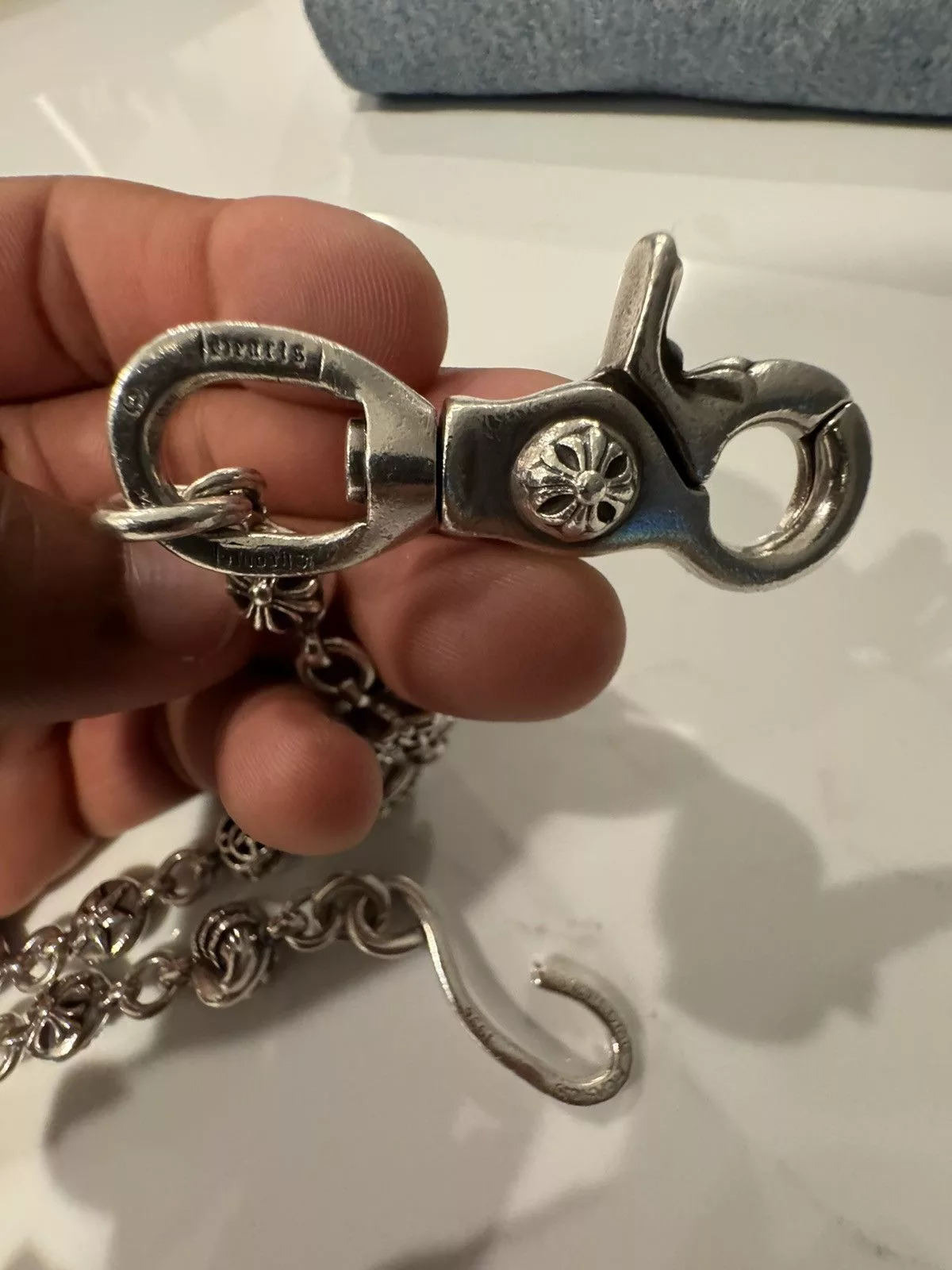 Chrome Hearts Wallets Chrome Hearts CHROME HEART WALLET CHAIN Silver