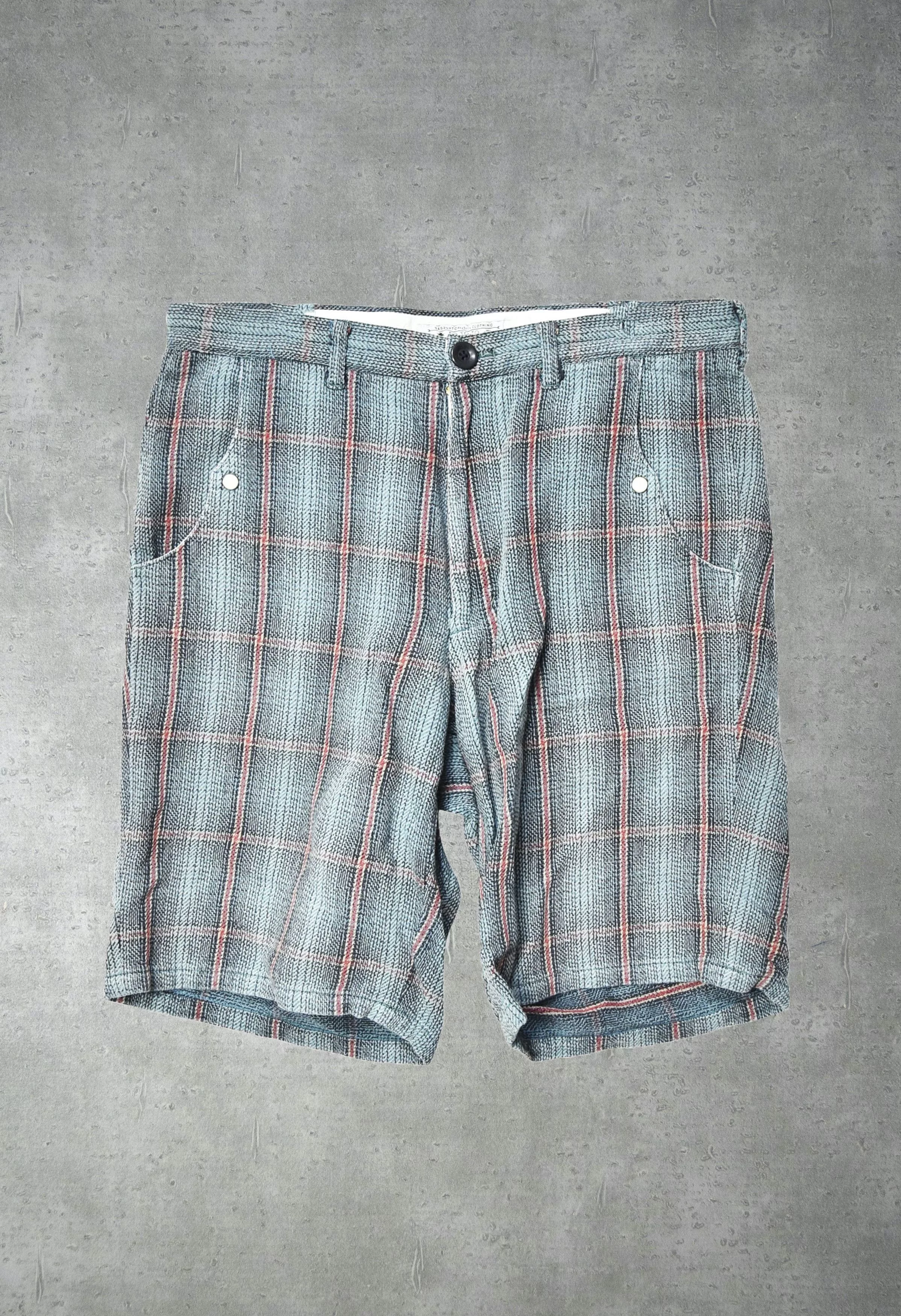 Sasquatchfabrix Shorts sasquatchfabrix checker shorts 23860 - 0520 50 Multi