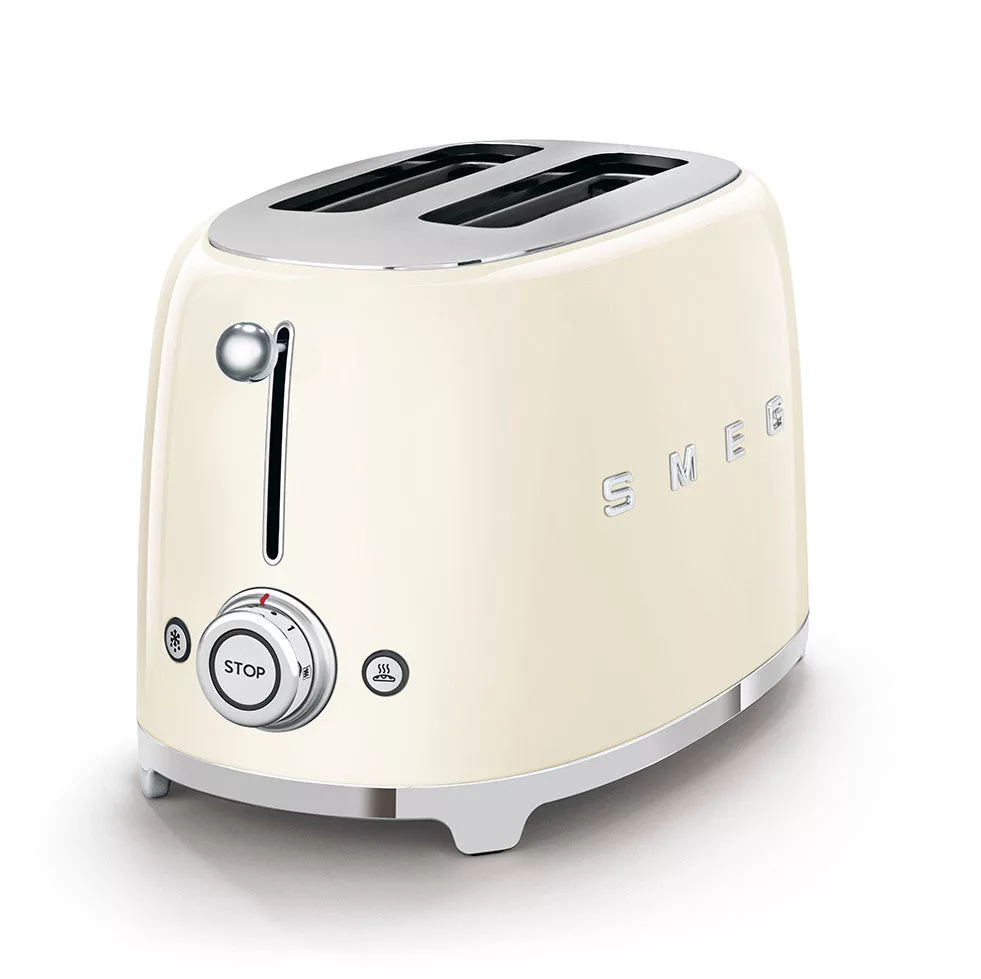 Cream 2 Slice Toaster