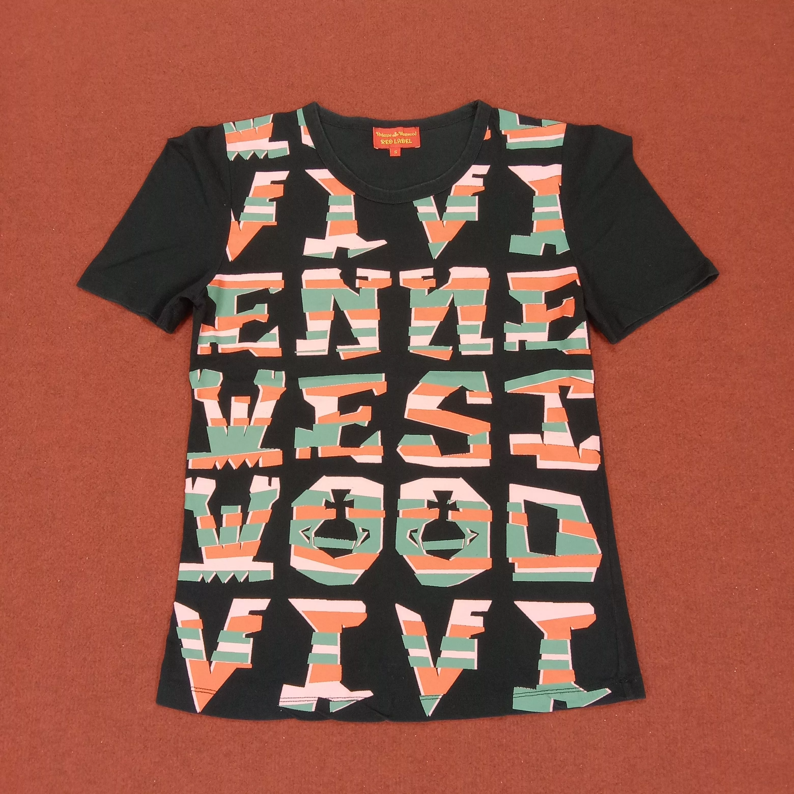 Designer Short Sleeve T Shirts Designer × Vintage × Vivienne Westwood Vivienne Westwood Tshirt Designer Brand Rock Punk Style Black