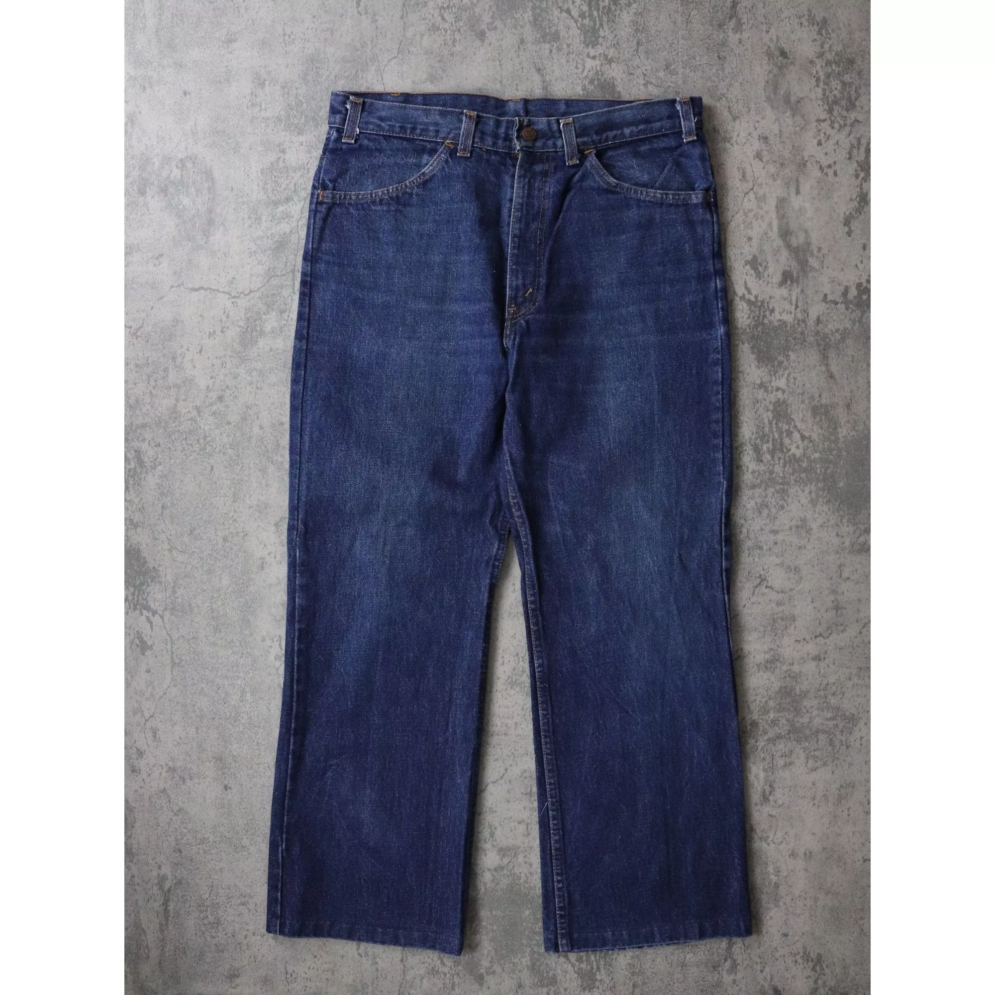 Levi's × Vintage Vintage Levi's Denim Jeans Bootcut Orange Tab Blue