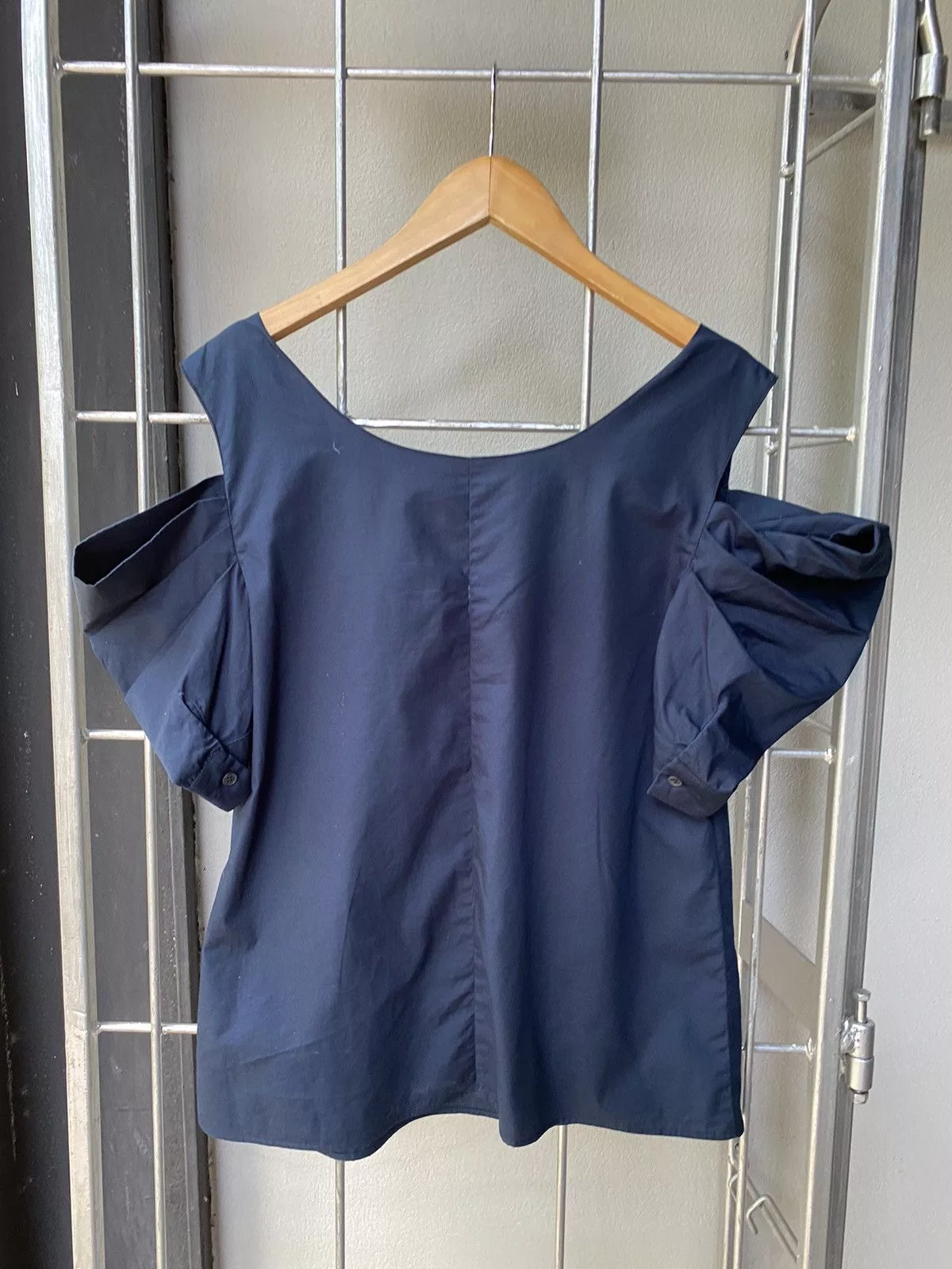 Miu Miu Blouses Miu miu navy blouse Blue