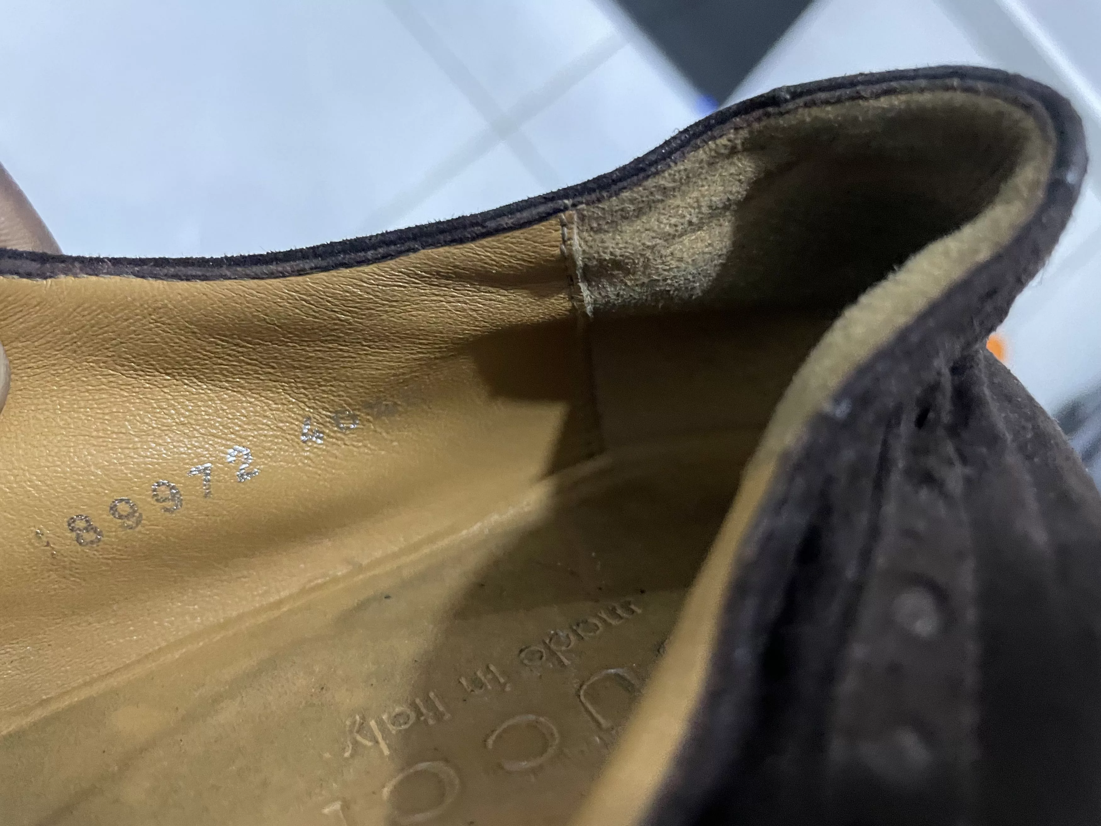 Gucci Formal Shoes Gucci suede shoes Brown