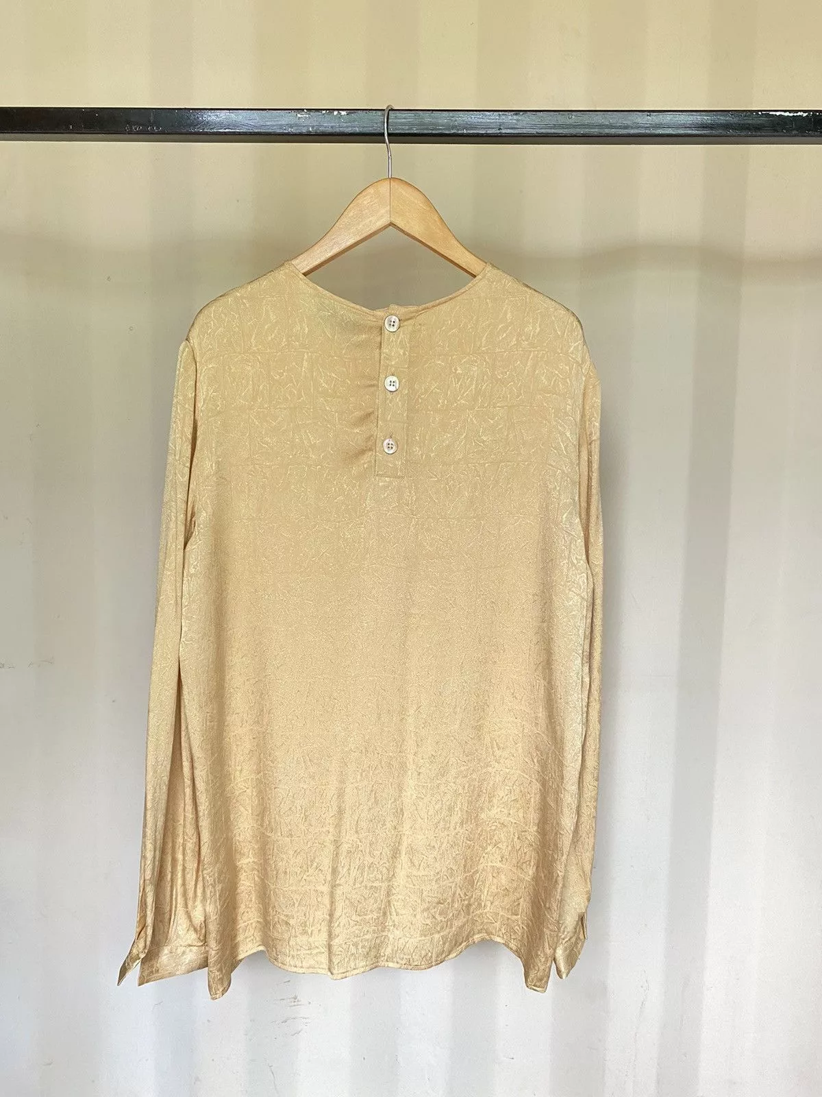 Valentino Blouses Valentino vintage silk blouse Yellow