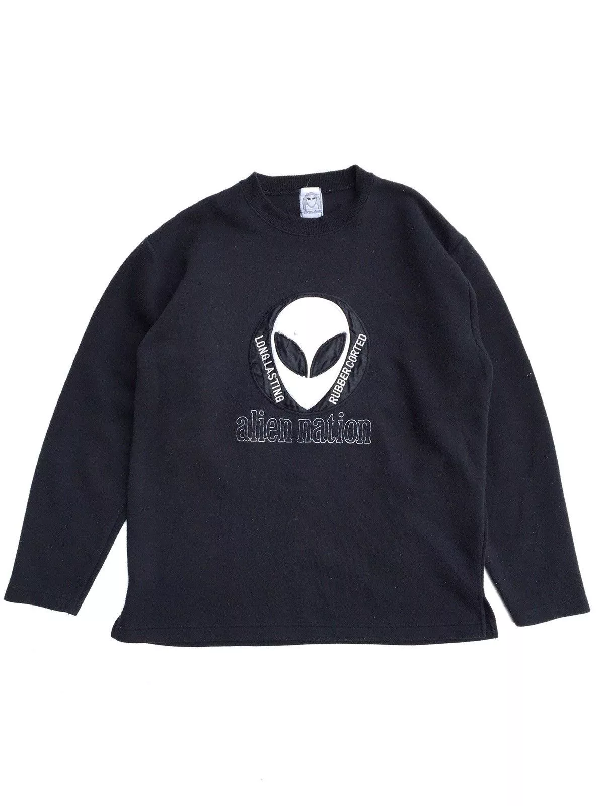 Alien Workshop Sweatshirts Alien Workshop Vintage Alien Nation Big Logo Black Sweatshirt