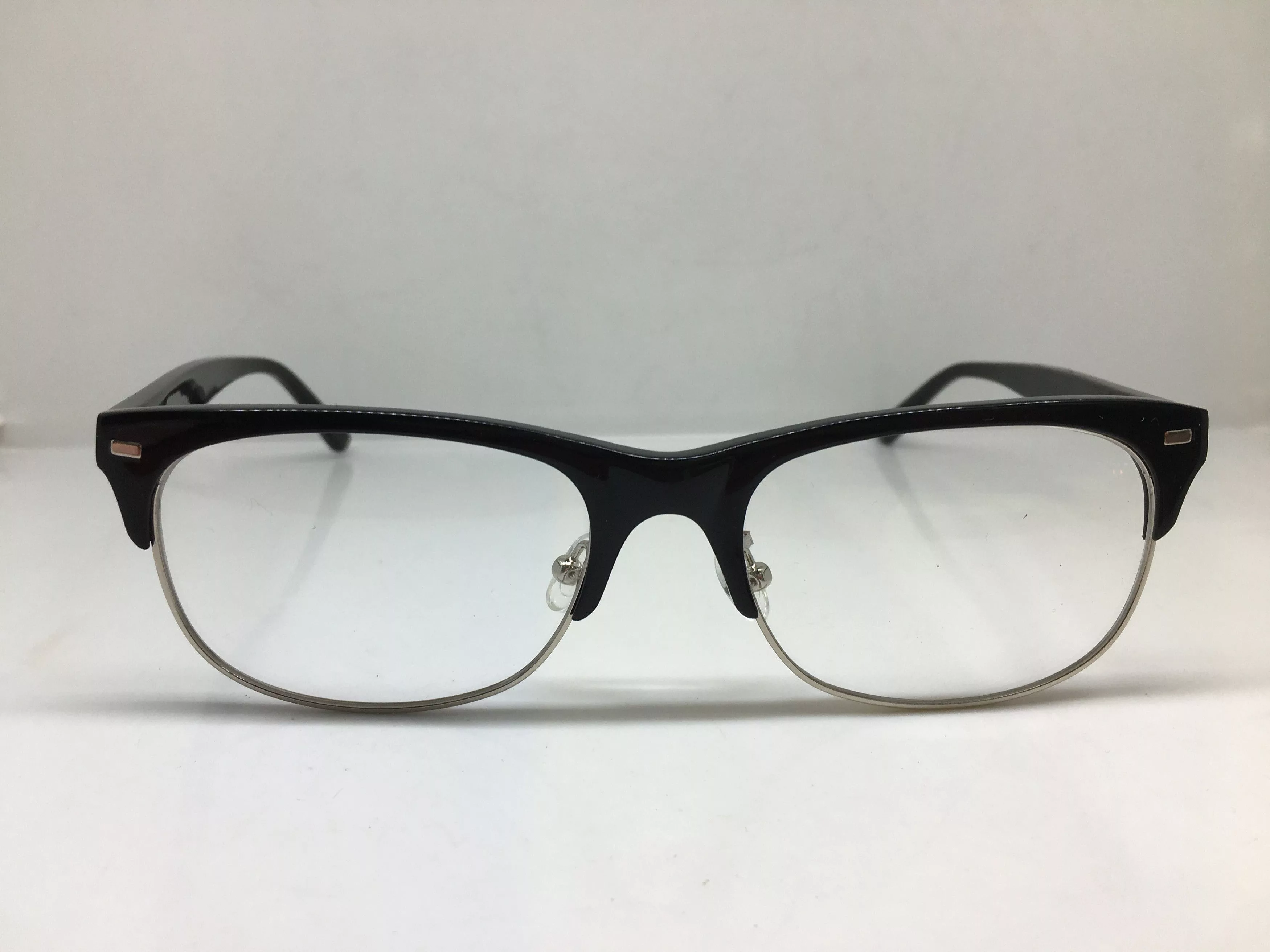 Other Glasses Other Mod Malcolm X Black Silver Eyeglasses Frame