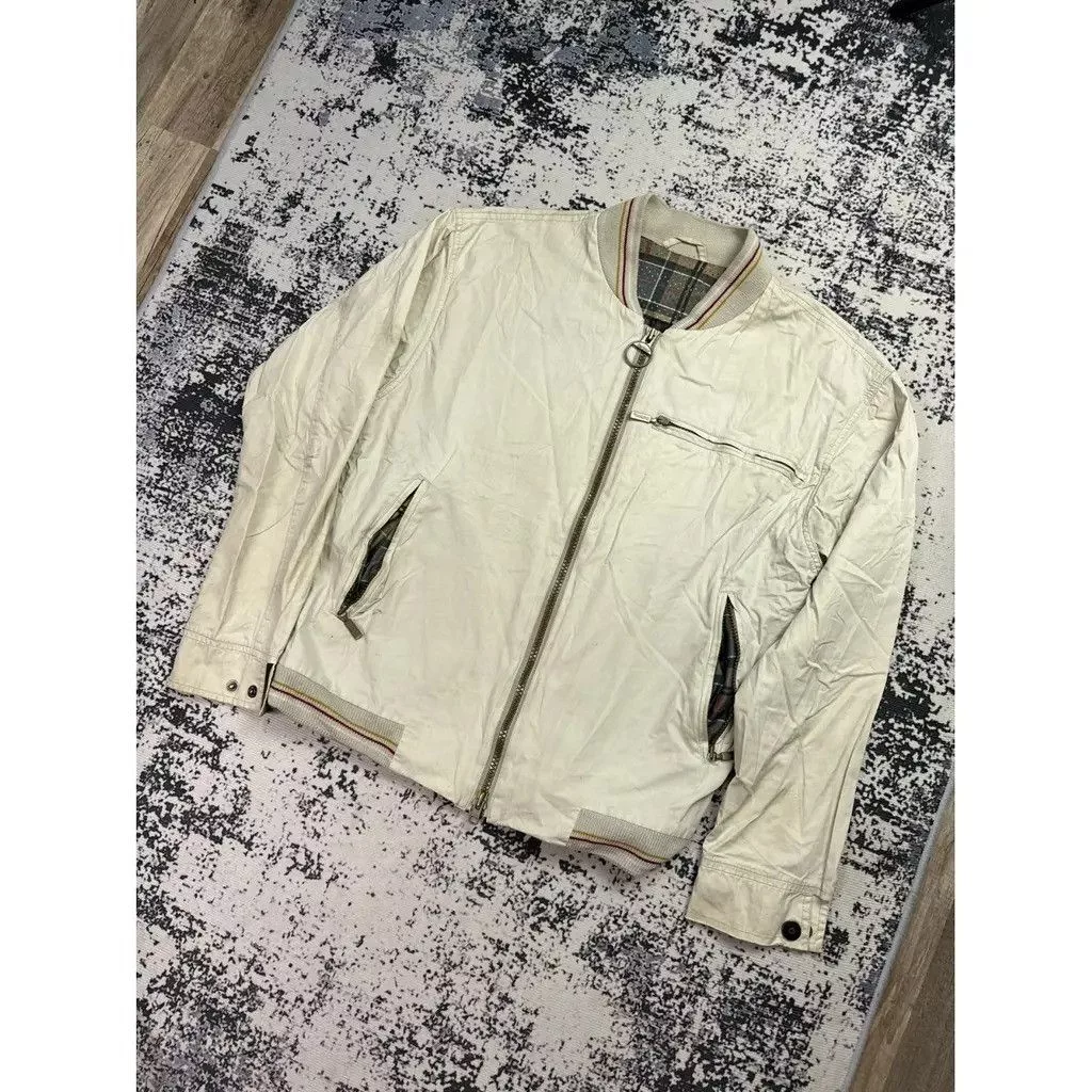 Barbour Light Jackets Barbour Jacket Full Pattern Beige Size M