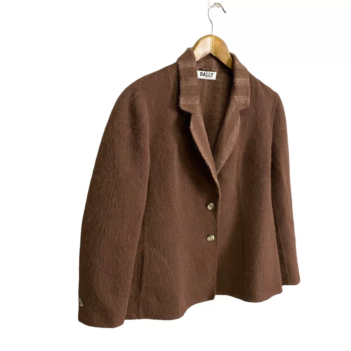 Bally Coats Bally × Vintage Bally wool blazer coat Brown