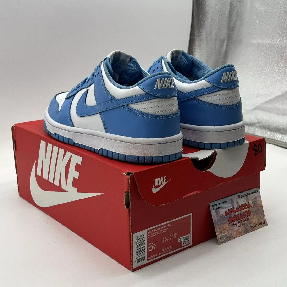 Nike Low Top Sneakers Nike dunk low university blue White