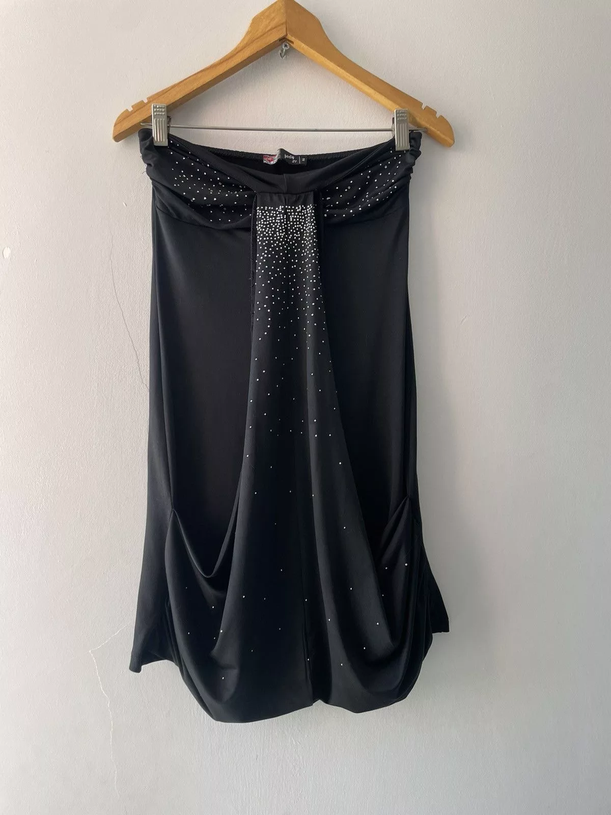 Vintage Mini Dresses Vintage Y2k dress Black