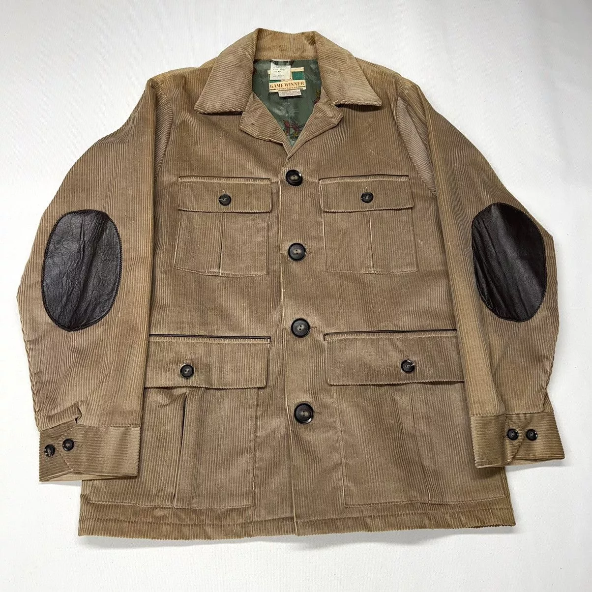 Other Light Jackets Other × Vintage VTG Game Winner Jacket Coat Corduroy Lined Hunting Brown Streetwear