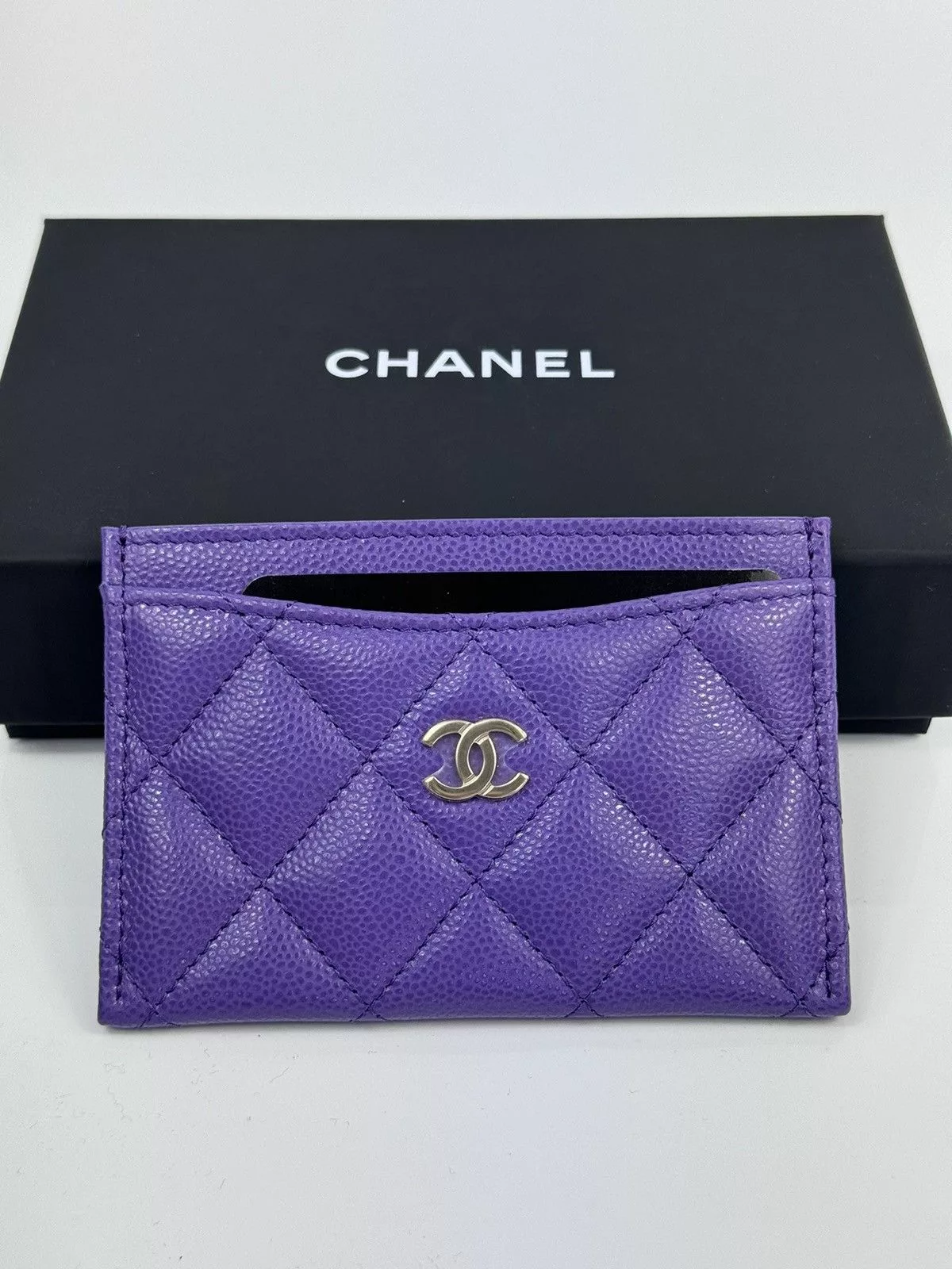 Chanel Wallets CHANEL CARD HOLDER Purple