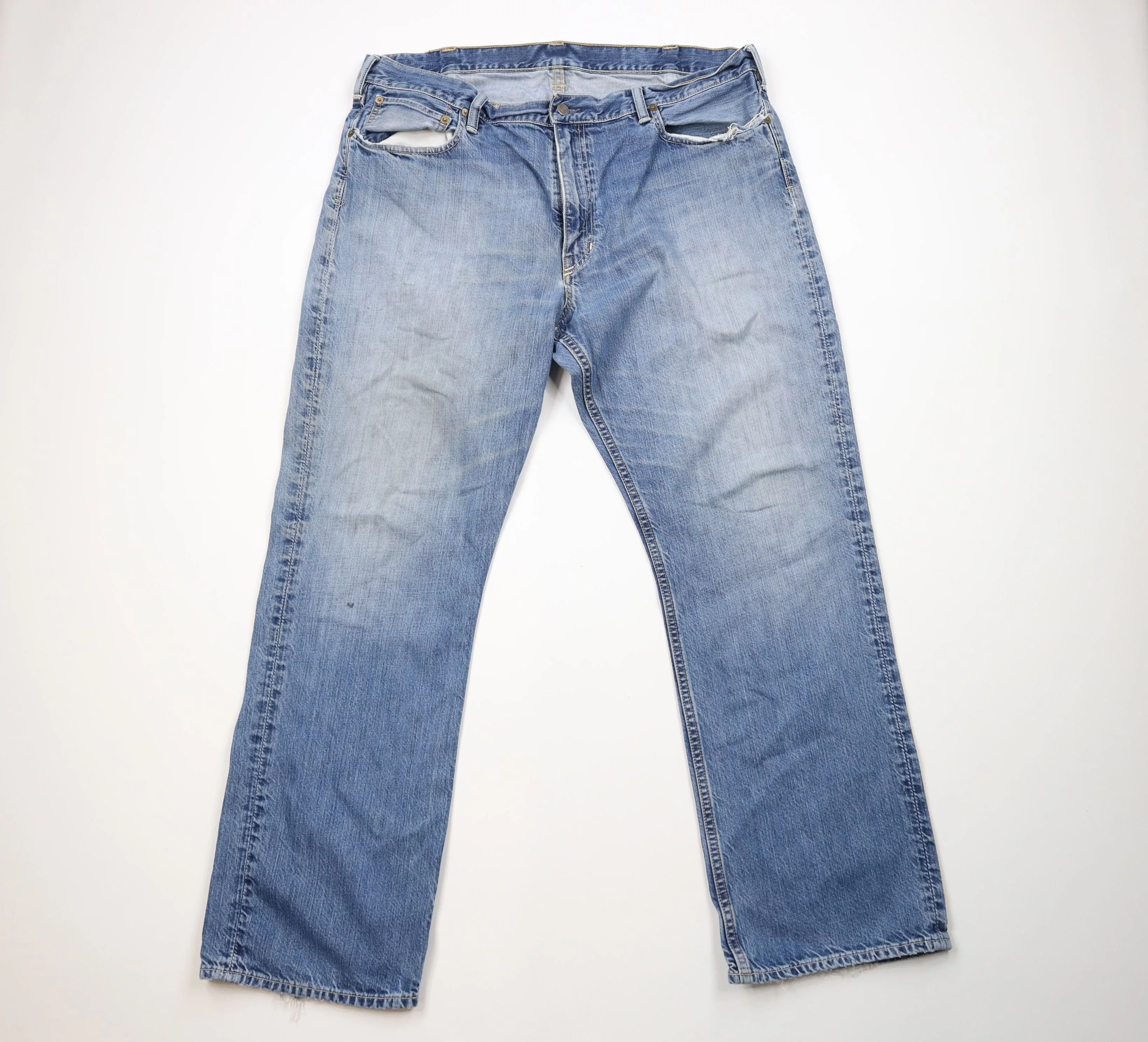 Ralph Lauren Denim Ralph Lauren × Vintage Vintage Ralph Lauren Classic Fit Wide Leg Denim Jeans Blue