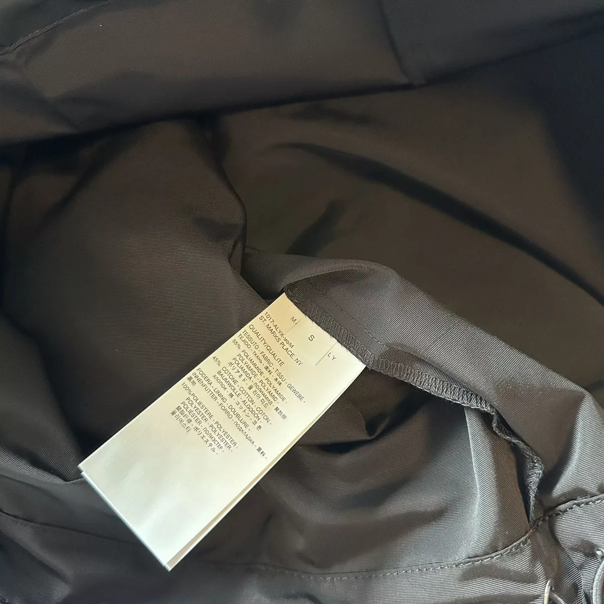 1017 ALYX 9SM Light Jackets 1017 ALYX 9SM Track Windbreaker Black