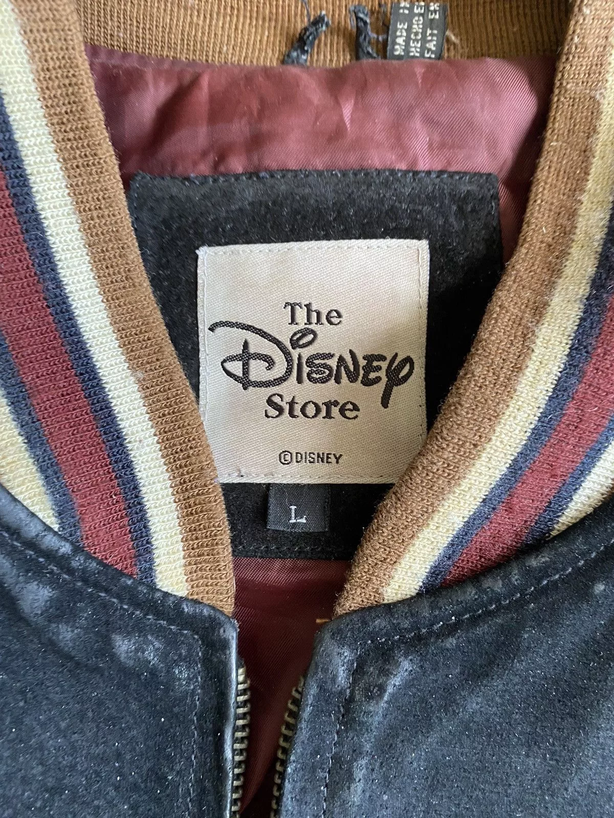 Disney Bombers Vintage original 1928 Disney land jacket Black