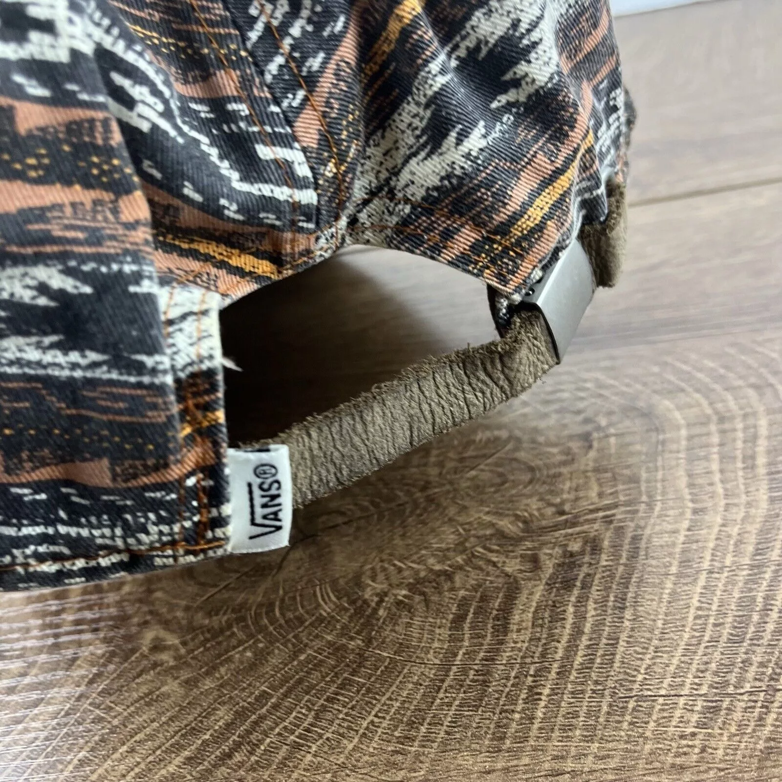 Vans Hats Vans Orange Brown Hat Adjustable Hat Orange Adjustable Hat A