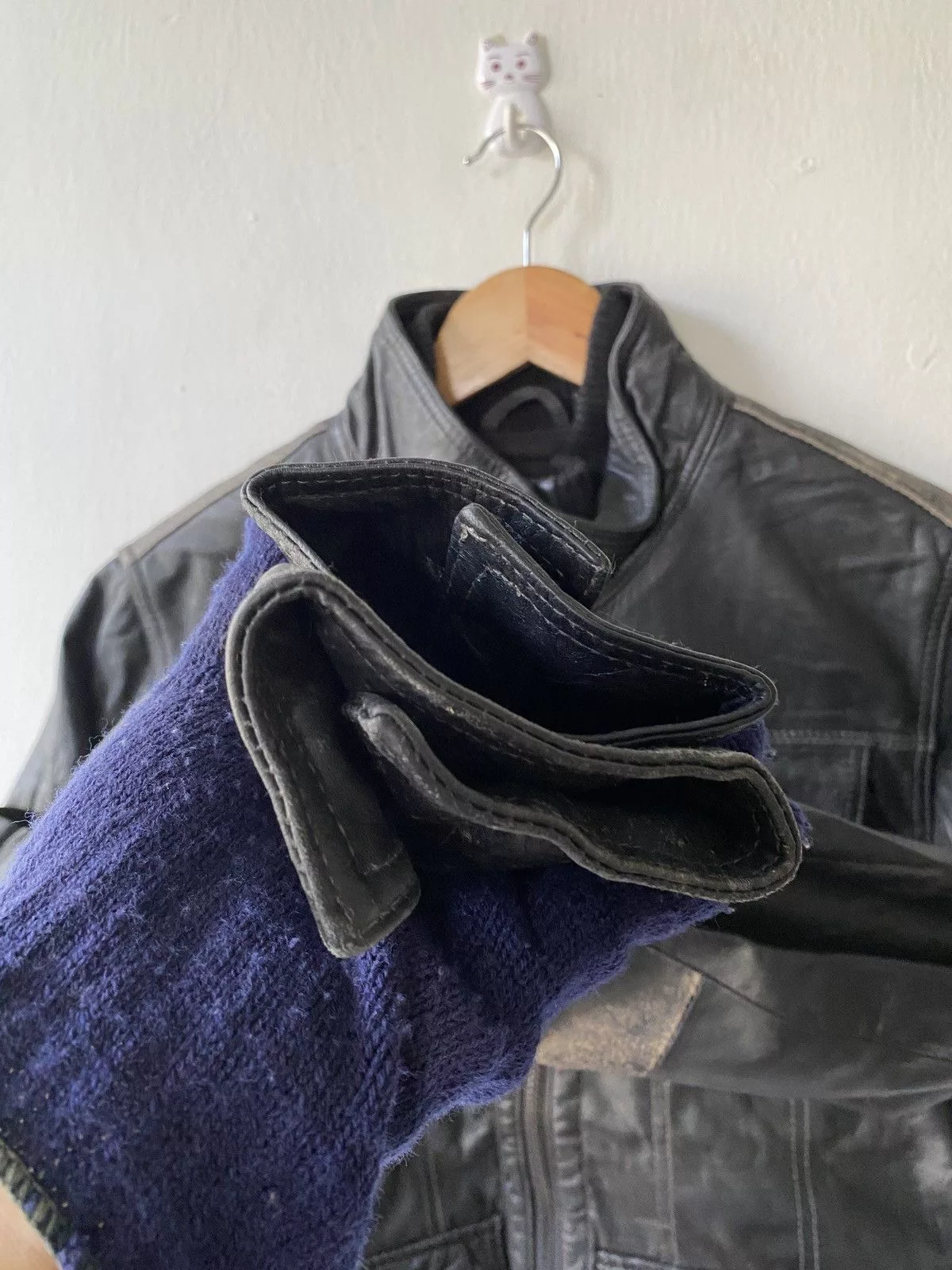 G-Star Leather Jackets G-Star G Star Raw 3301 Multipocket Leather Jacket Black