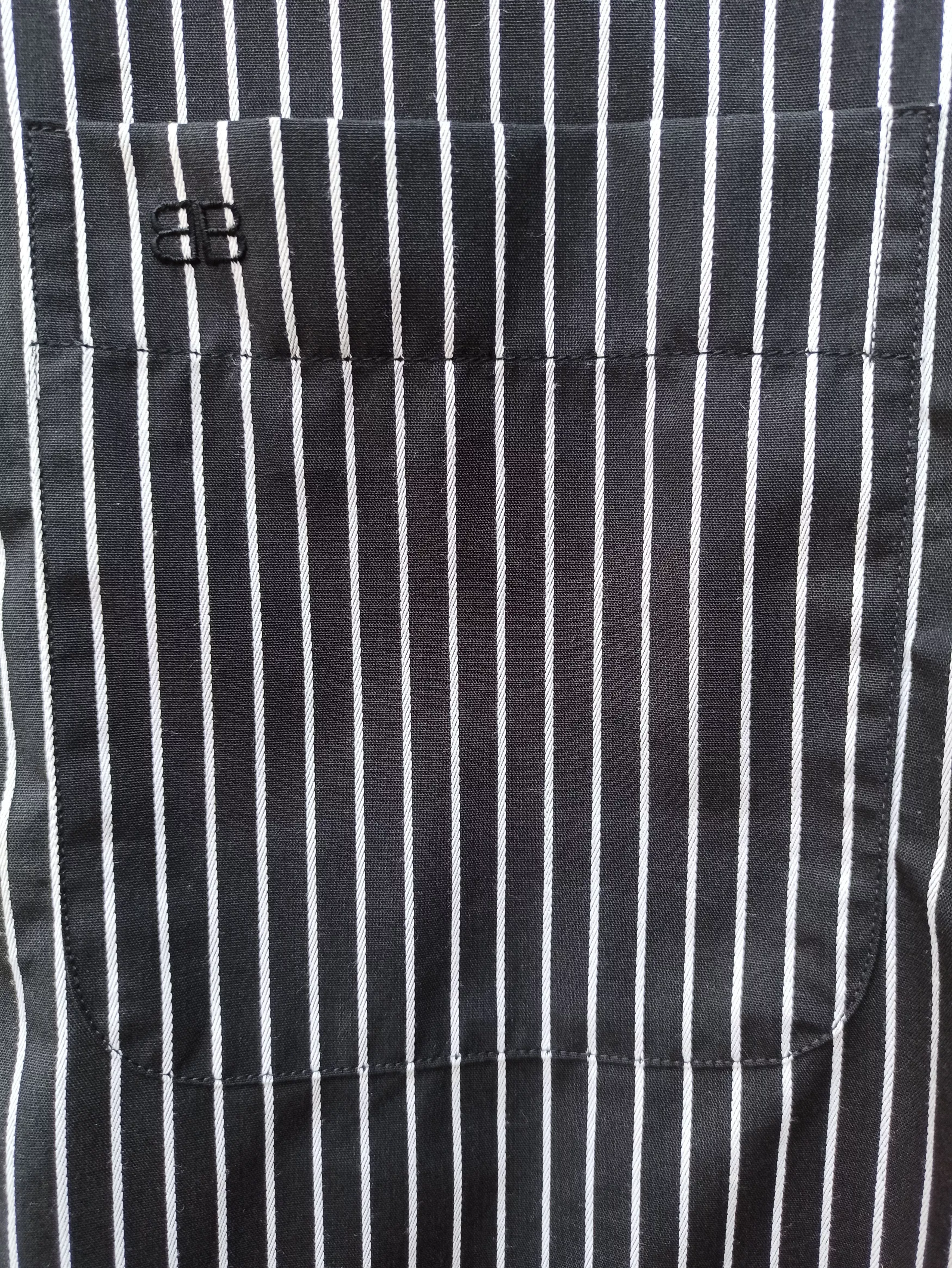 Balenciaga Shirts Button Ups Balenciaga × Vintage Vintage long sleeve striped balenciaga Black Luxury