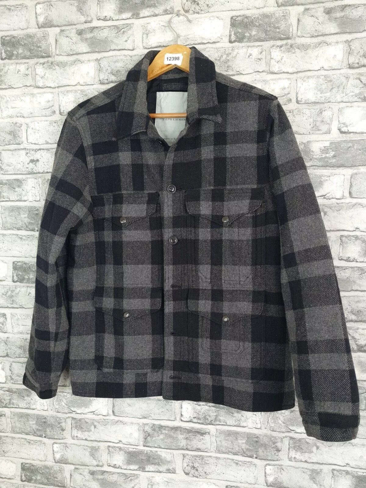 Lauren Ralph Lauren Light Jackets Lauren Ralph Lauren Ralph Lauren Shirt Size M Check RARE Vintage Thicket Jacket Gray