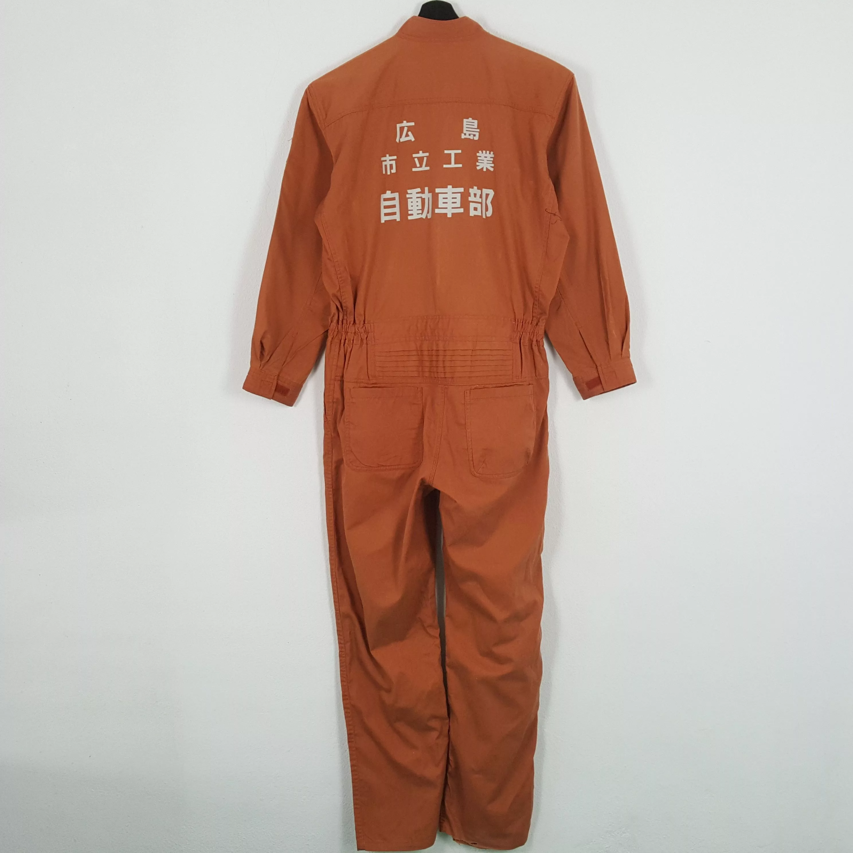 Nirvana Light Jackets Nirvana × Vintage NIRVANA MICHELIN Workwear Style Coverall Jacket Orange