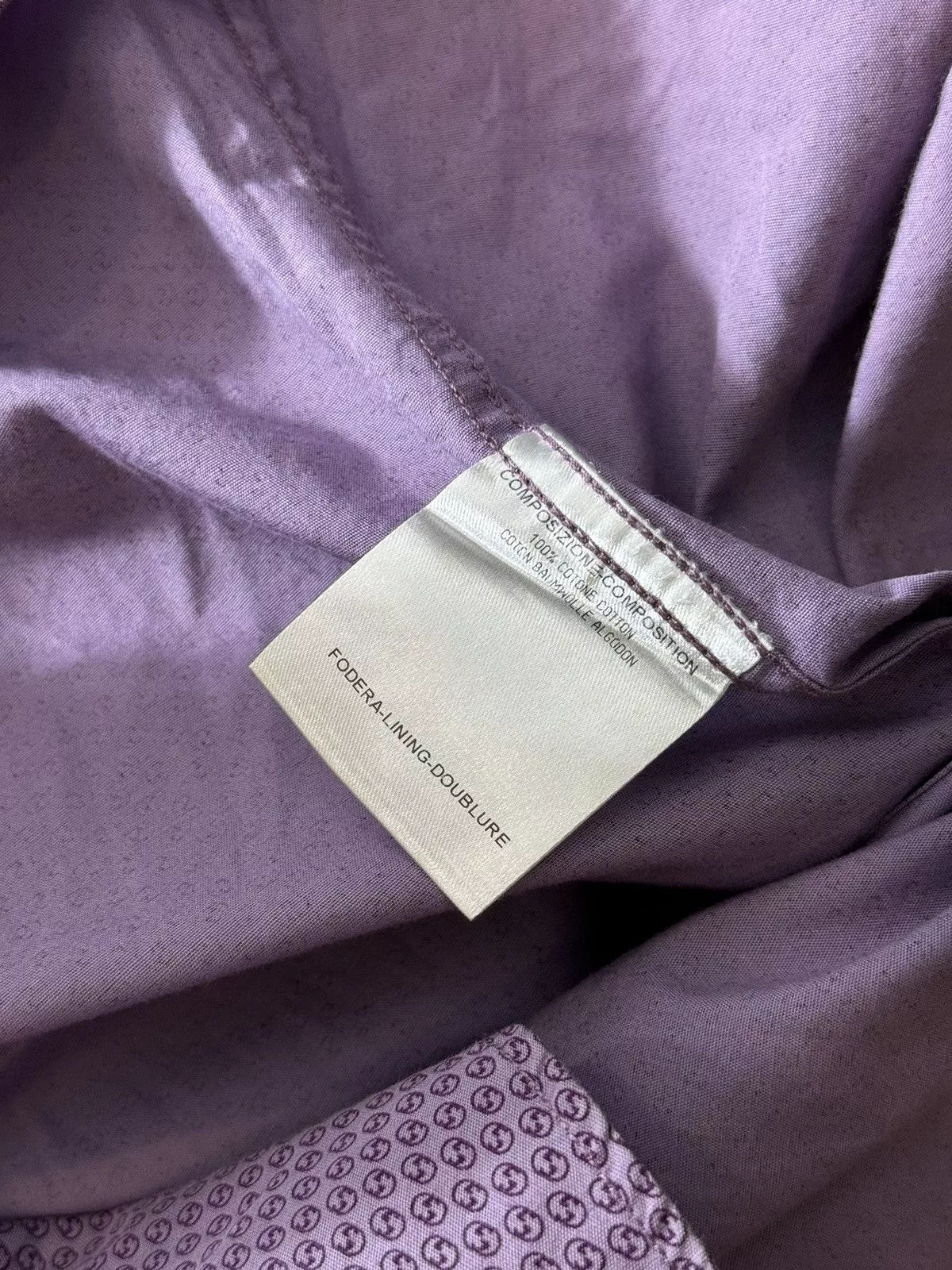 Gucci Polos Gucci | Tomford | Monogram BottonUp Purple