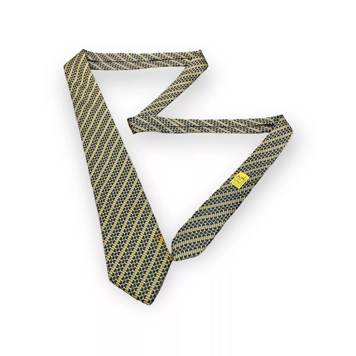Hermes Ties Pocketsquares Hermes Silk Tie 7200 UA Multi