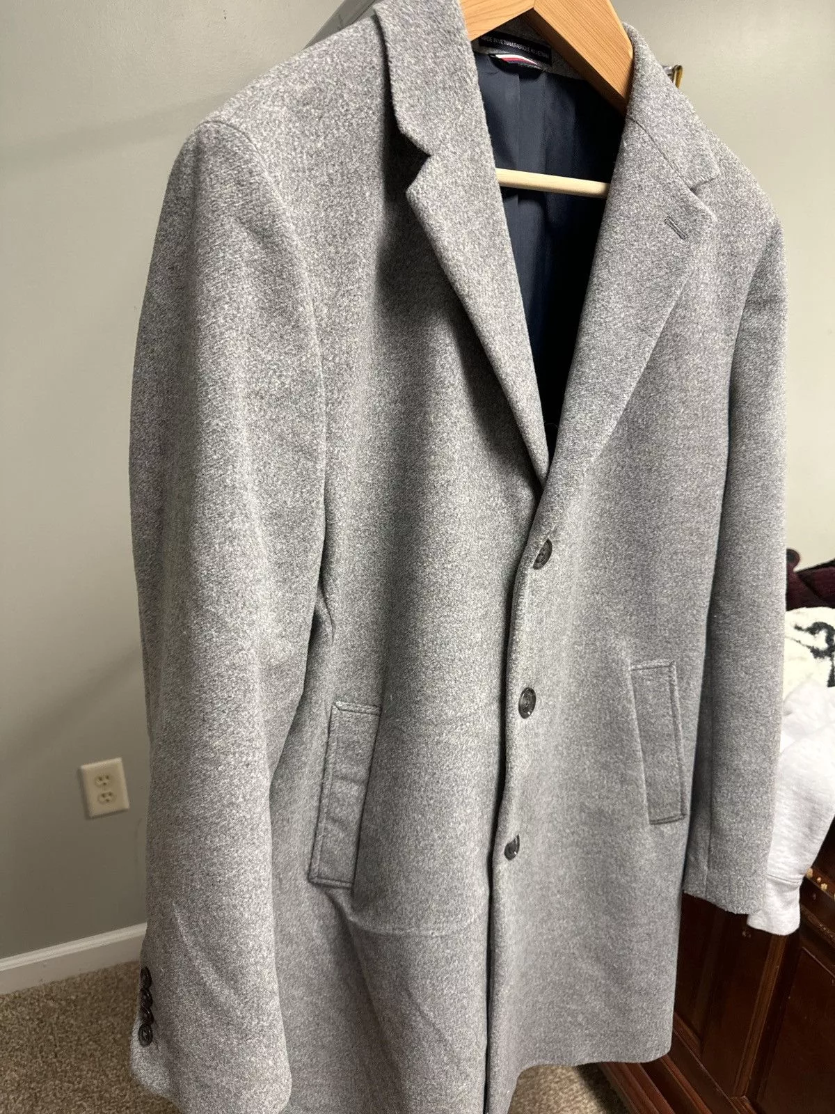 Tommy Hilfiger Blazers Tommy Hilfiger grey trench coat Gray