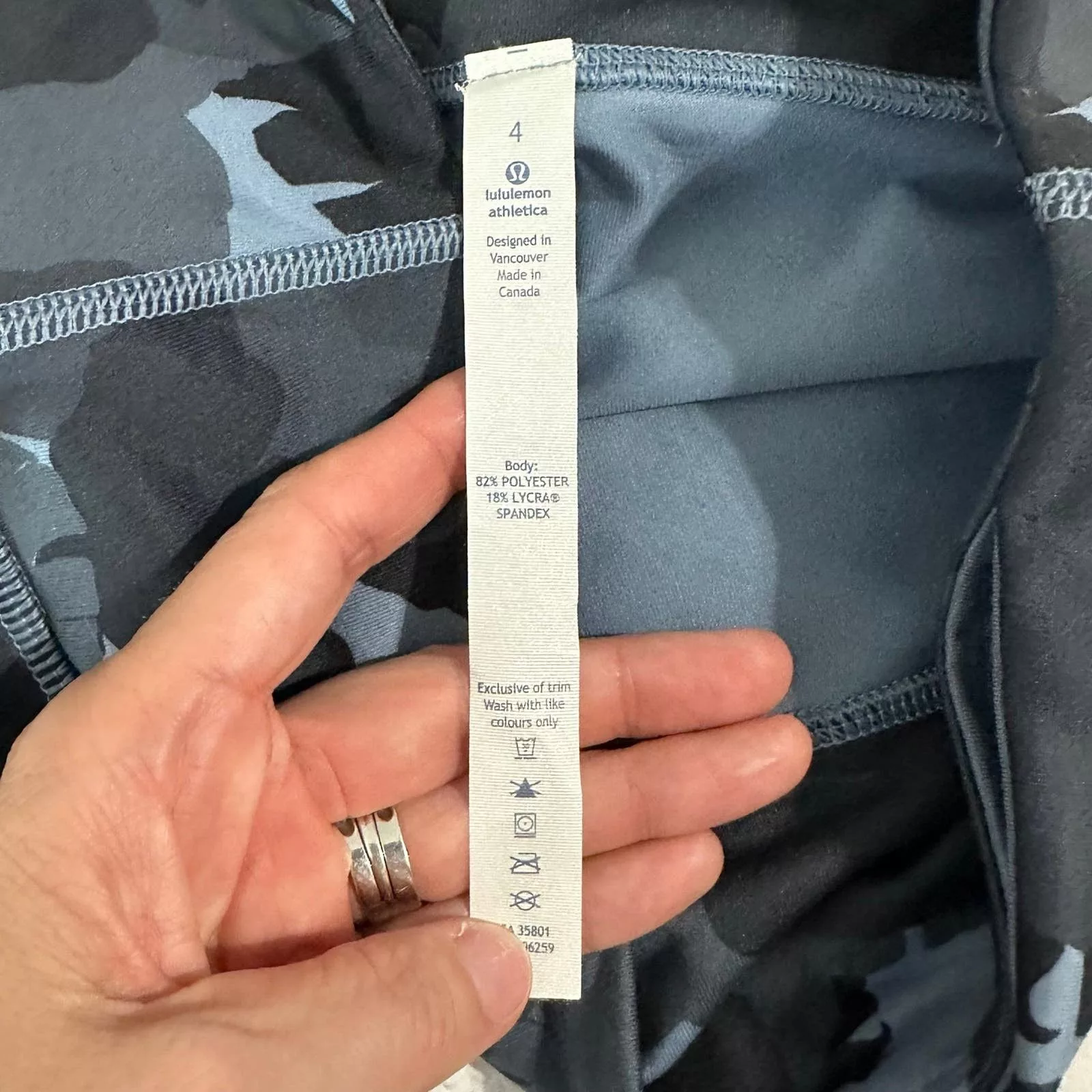 lululemon leggings size 4 Black