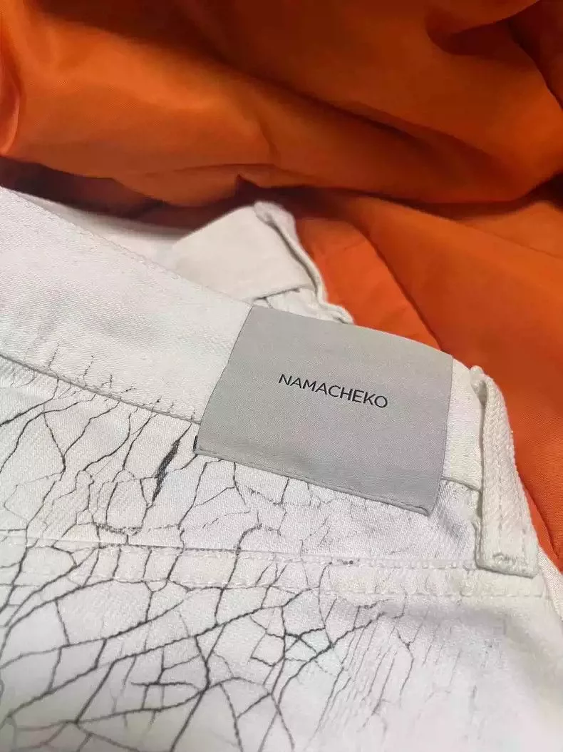 Namacheko Denim Namacheko trousers White