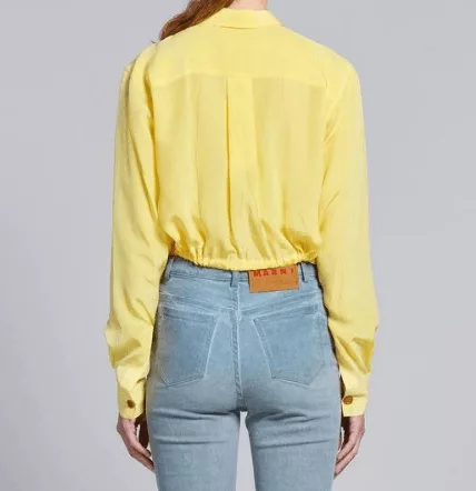 Marni Button Ups Marni o1srvl11e0624 Shirt in Yellow