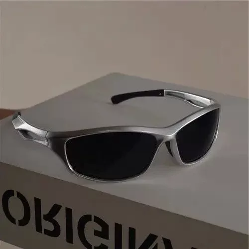 Electric Visual Sunglasses Electric Visual × Vintage Retro punk sunglasses Silver Streetwear