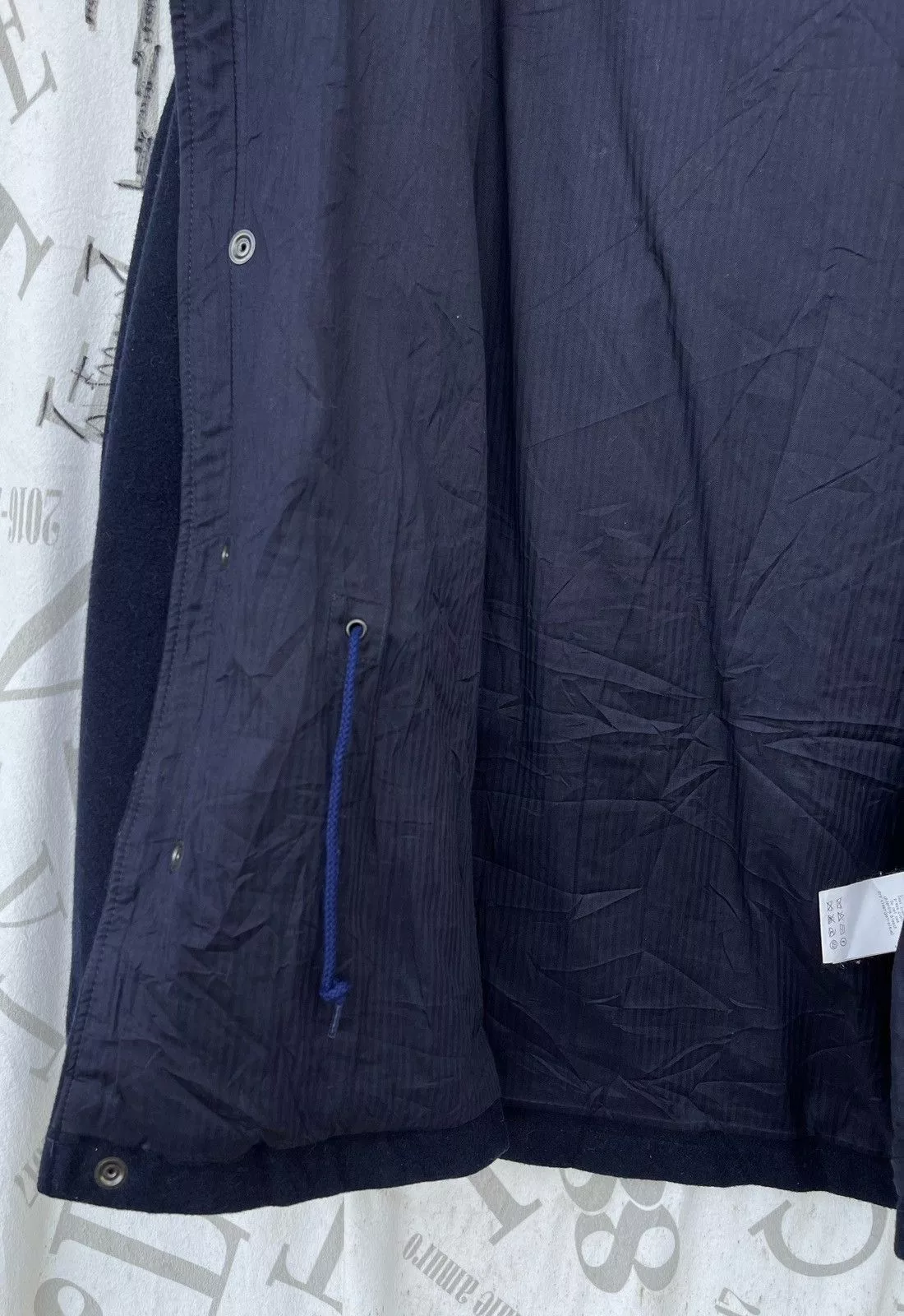 Designer Light Jackets Designer × monkey time Monkey Time Hoodie Jacket Blue Streetwear