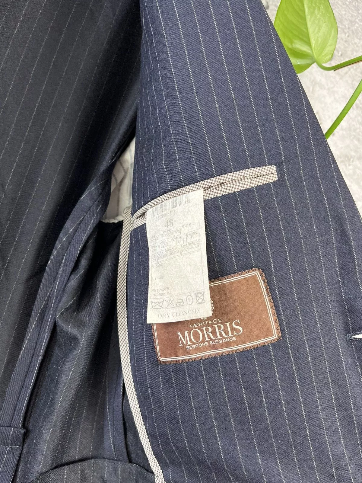 Morris Blazers Morris × Vitale Barberis Canonico Morris - Wool Light Dandy Style Blazer 48 Blue Vintage