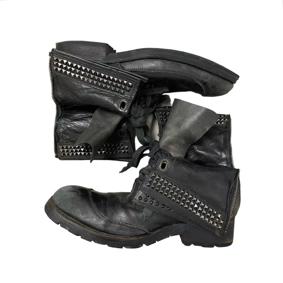 KMRii Boots Kmrii crush python boots Black