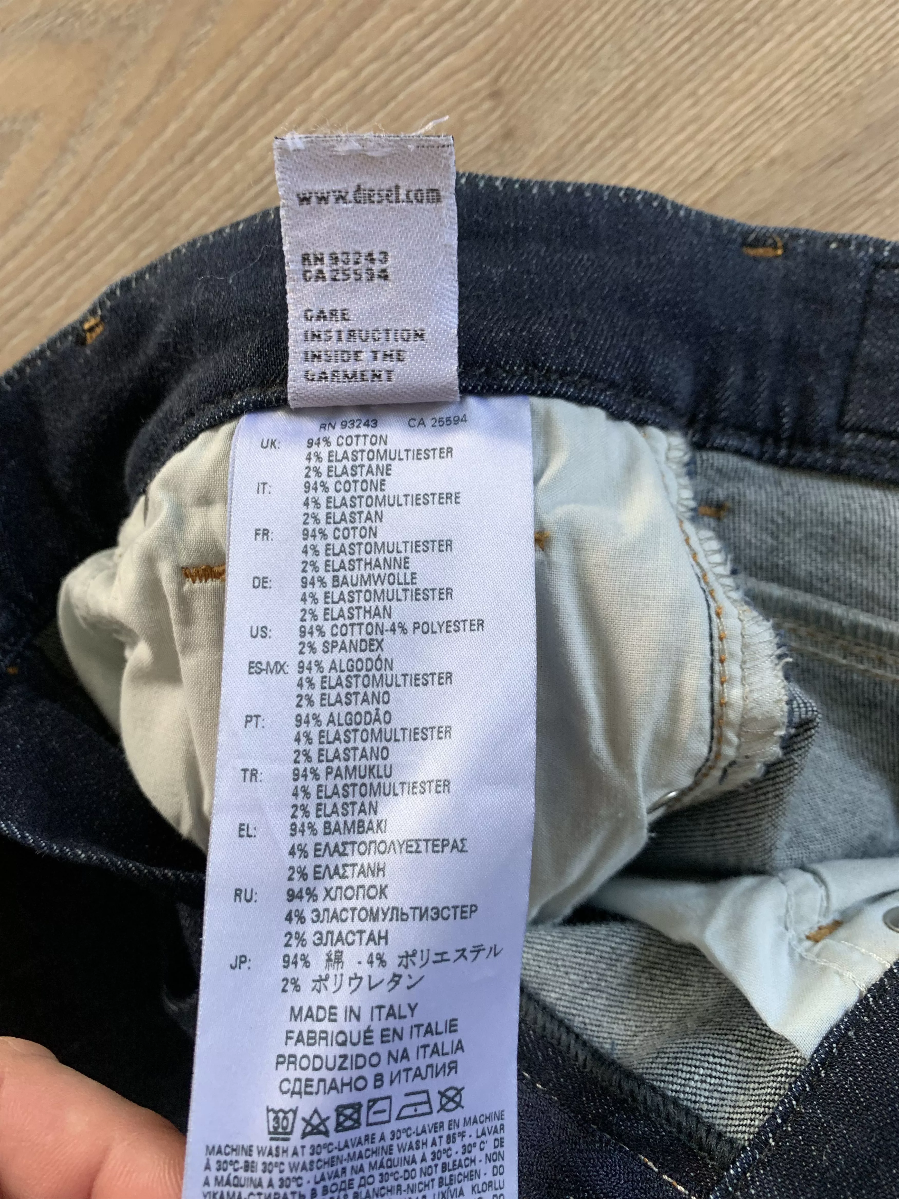 Diesel Jeans Diesel Sandy Womens Denim Stretch Jeans Blue Streetwear