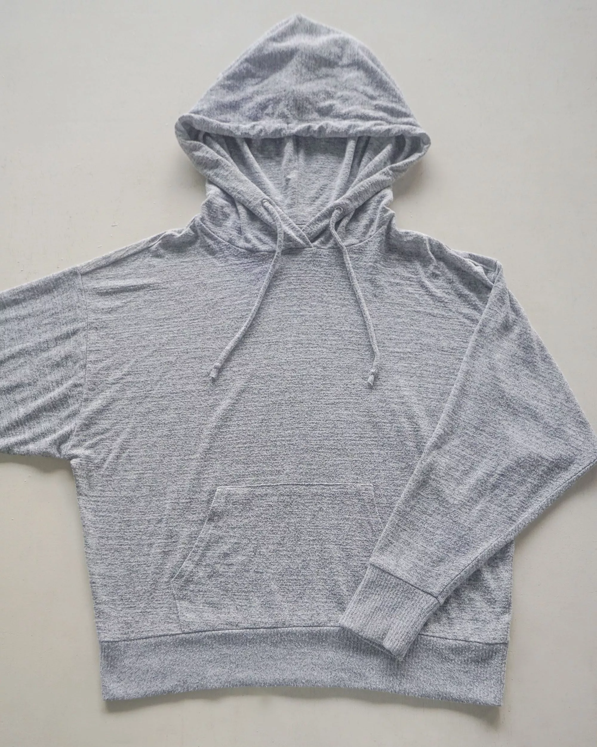 Gap Sweatshirts Hoodies GAP Oversized Pullover Lightweight Hoodie Gray