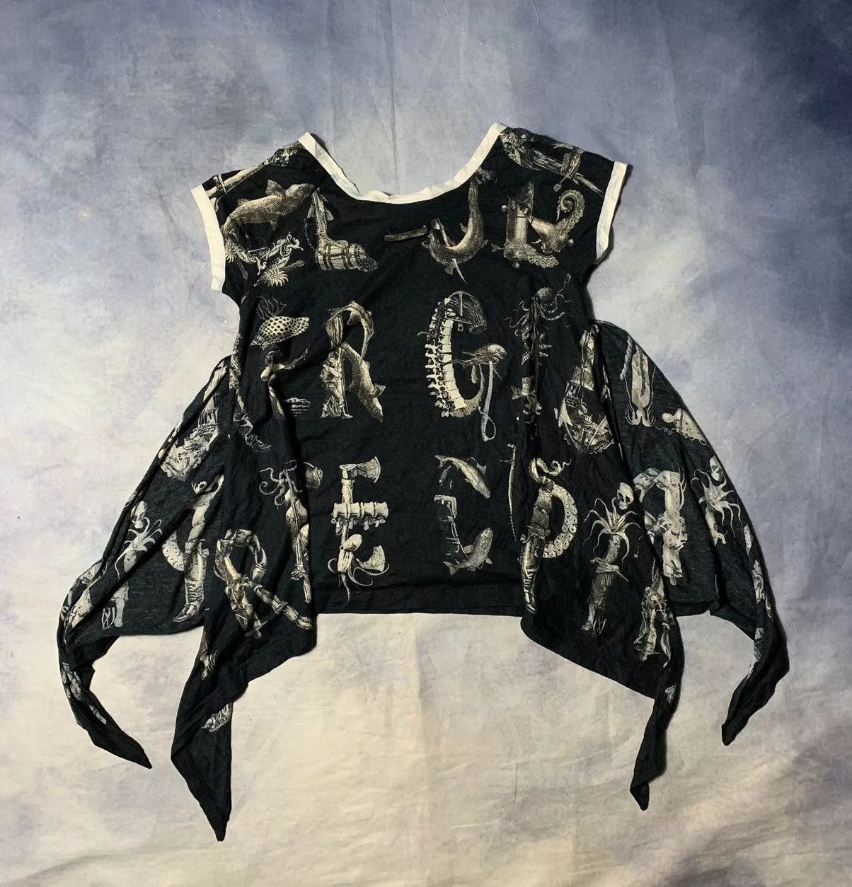 Jean Paul Gaultier Blouses Jean Paul Gaultier Sea Creature Printed Top Multi
