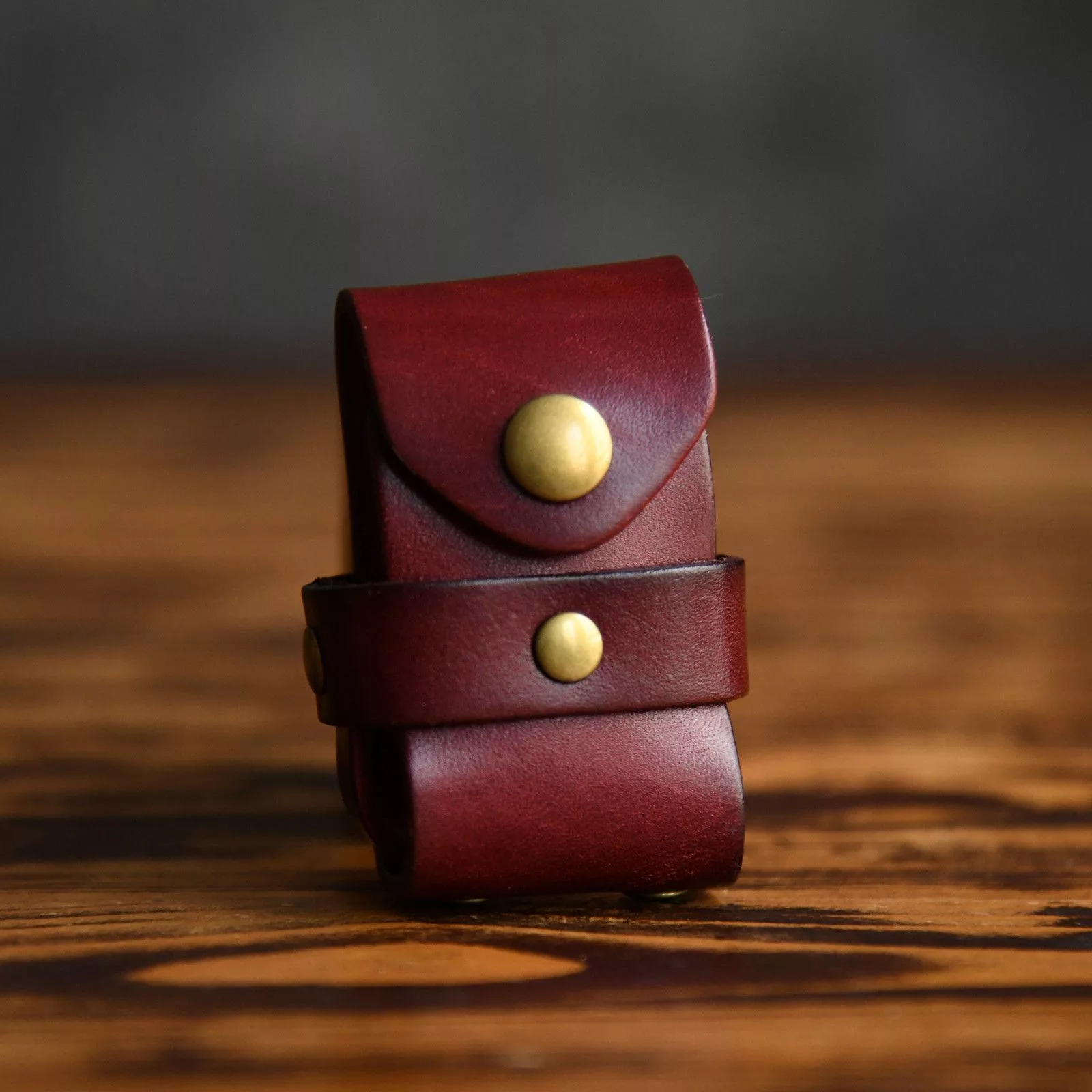Other Miscellaneous Other Leather Lighter Case Holder for Zippo Brown Streetwear