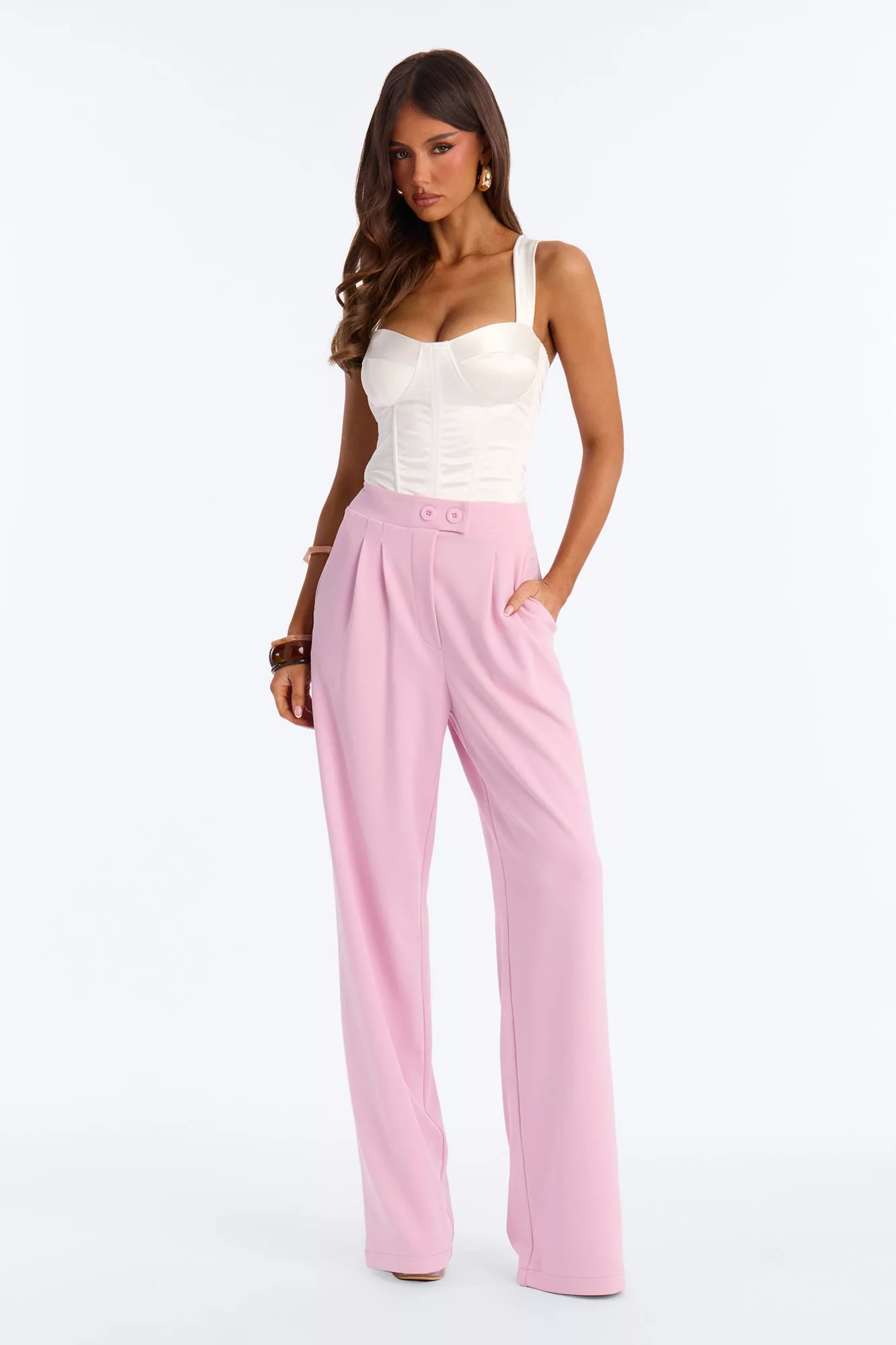 Feeling Focused Trouser - Light Pink